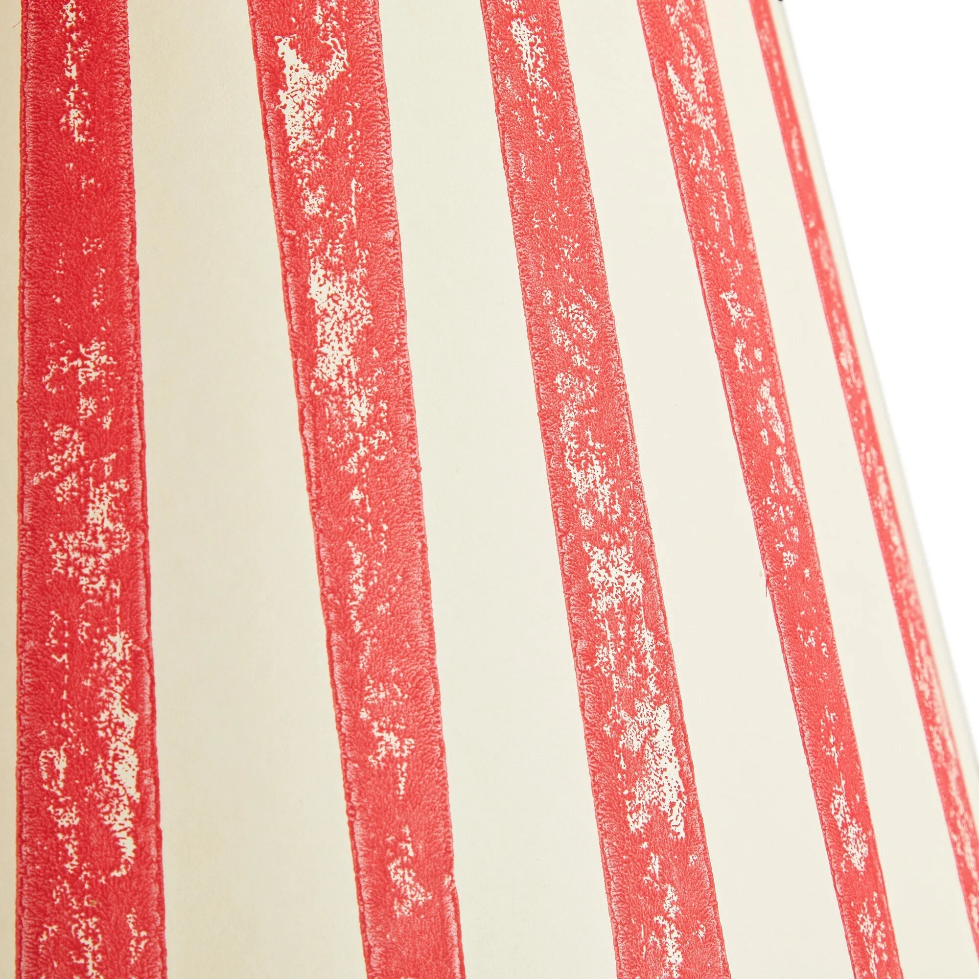 14cm tall tapered shade in scarlet tapers hand painted card