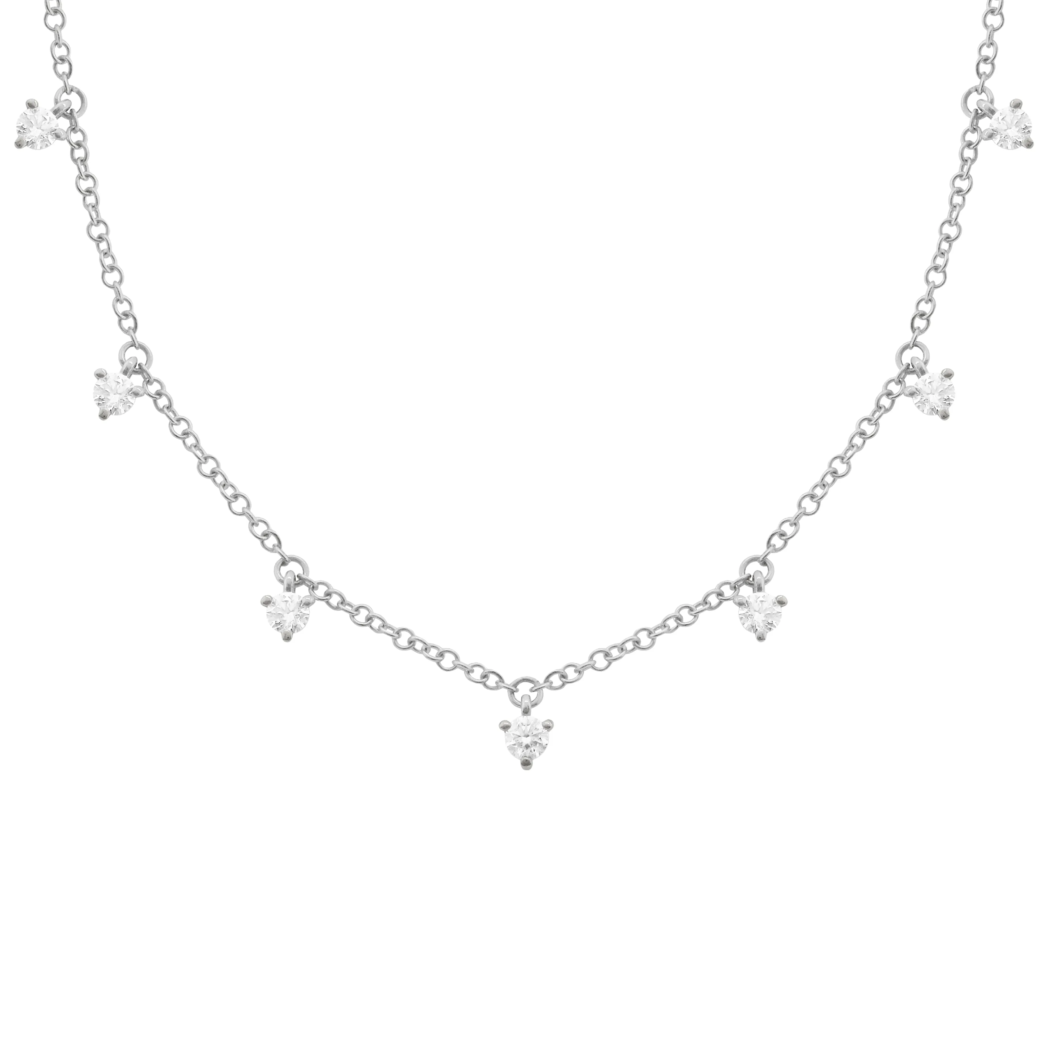 14K GOLD DIAMOND CHARLIE NECKLACE