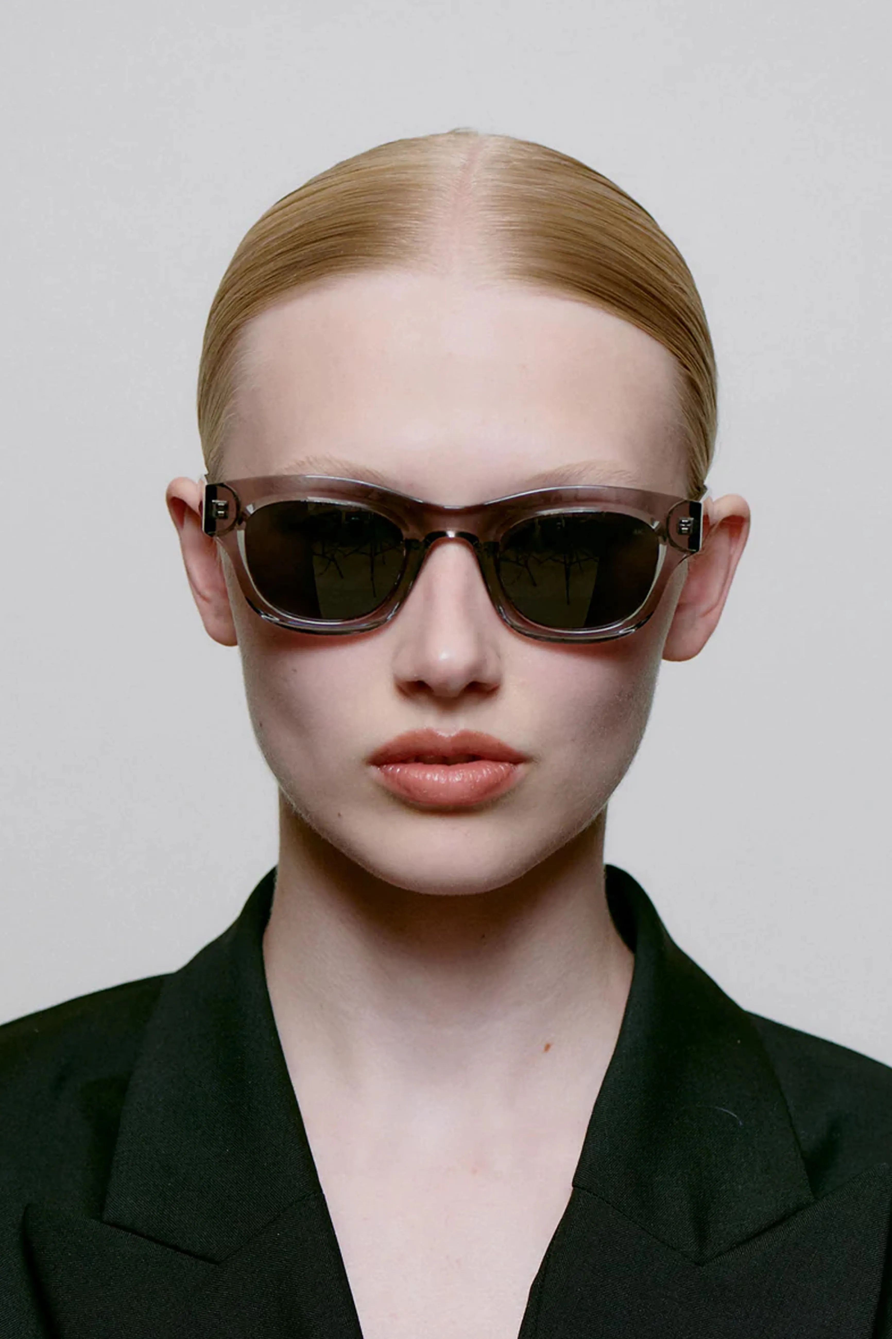 A Kjaerbede Lane Grey Transparent Sunglasses