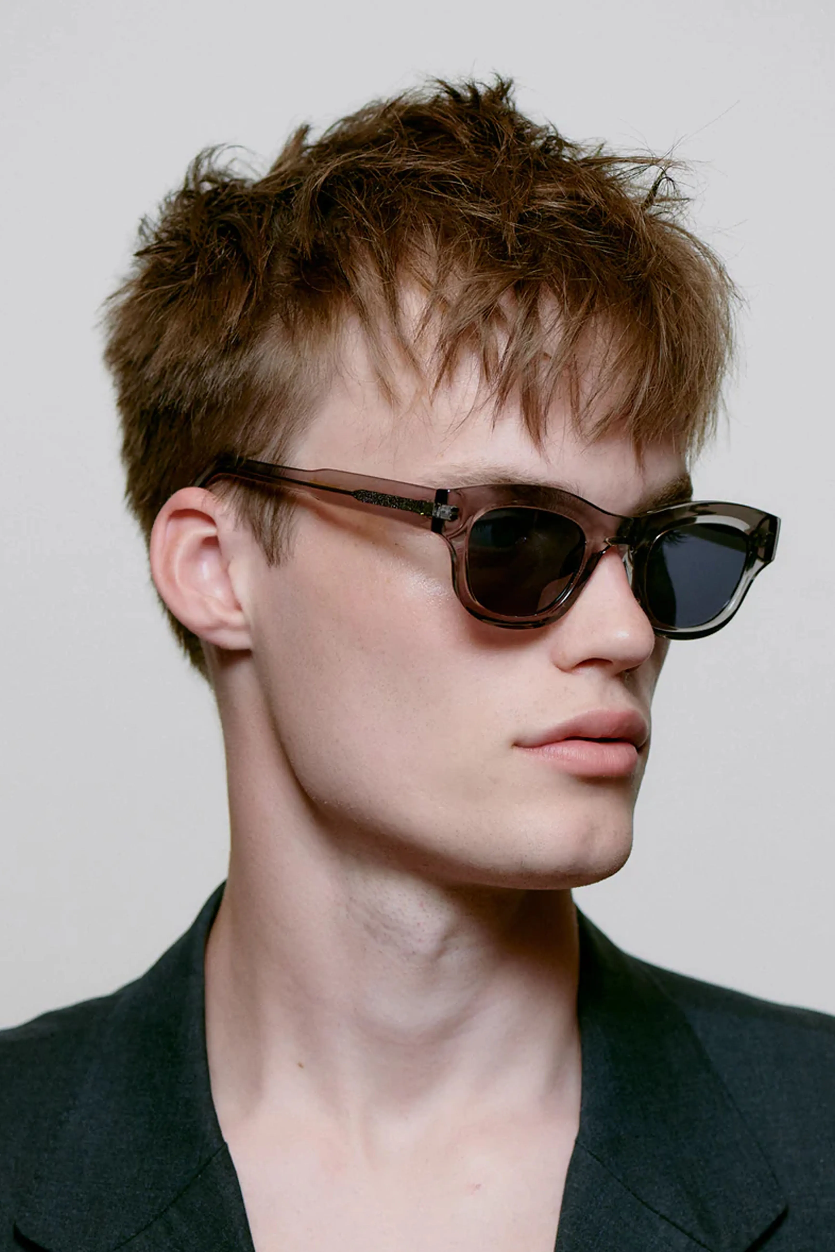 A Kjaerbede Lane Grey Transparent Sunglasses