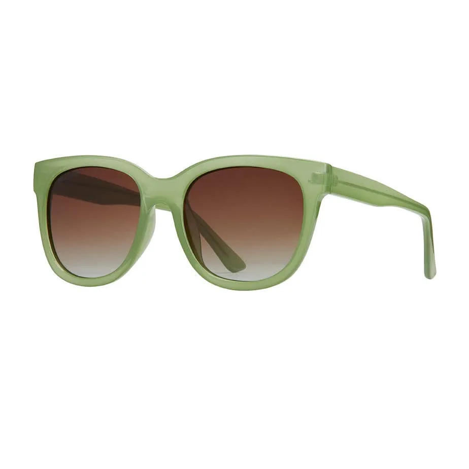 Acacia -  Soft Sage Green / Gradient Brown Polarized Lens