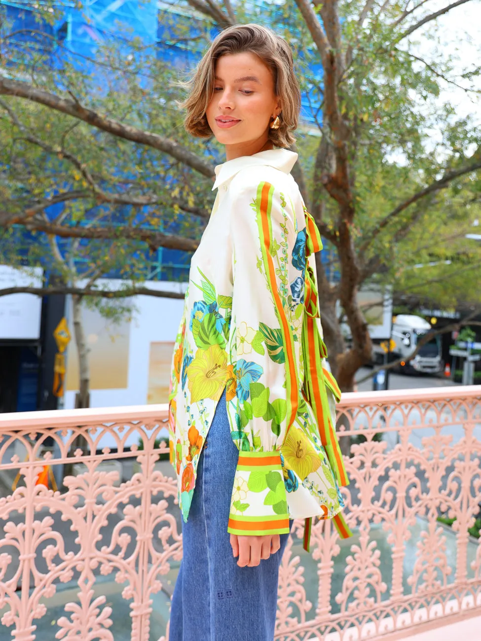 Alemais Constance Shirt in Cream