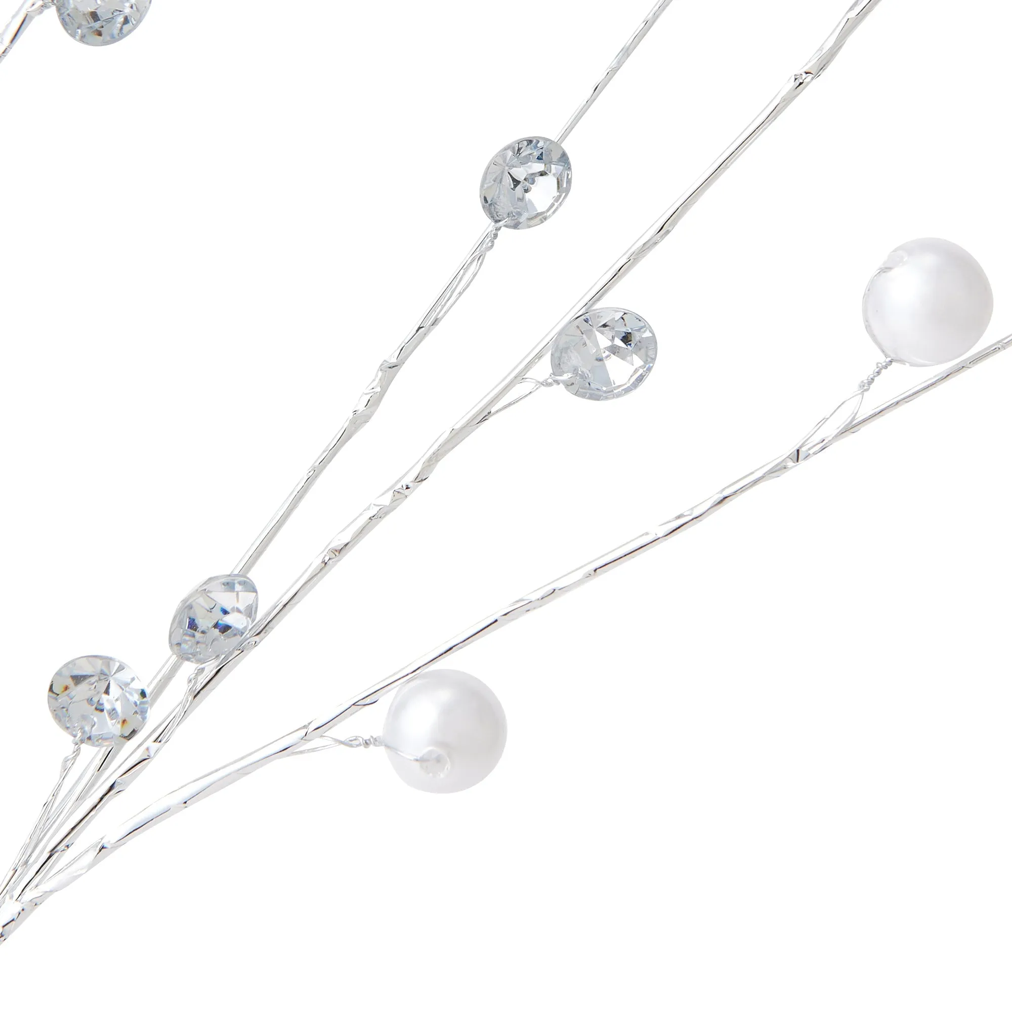 Art Plants Pearl Leaf Silver