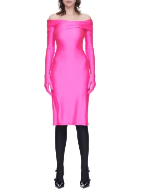 Barb Gloved Dress (21-PINK)