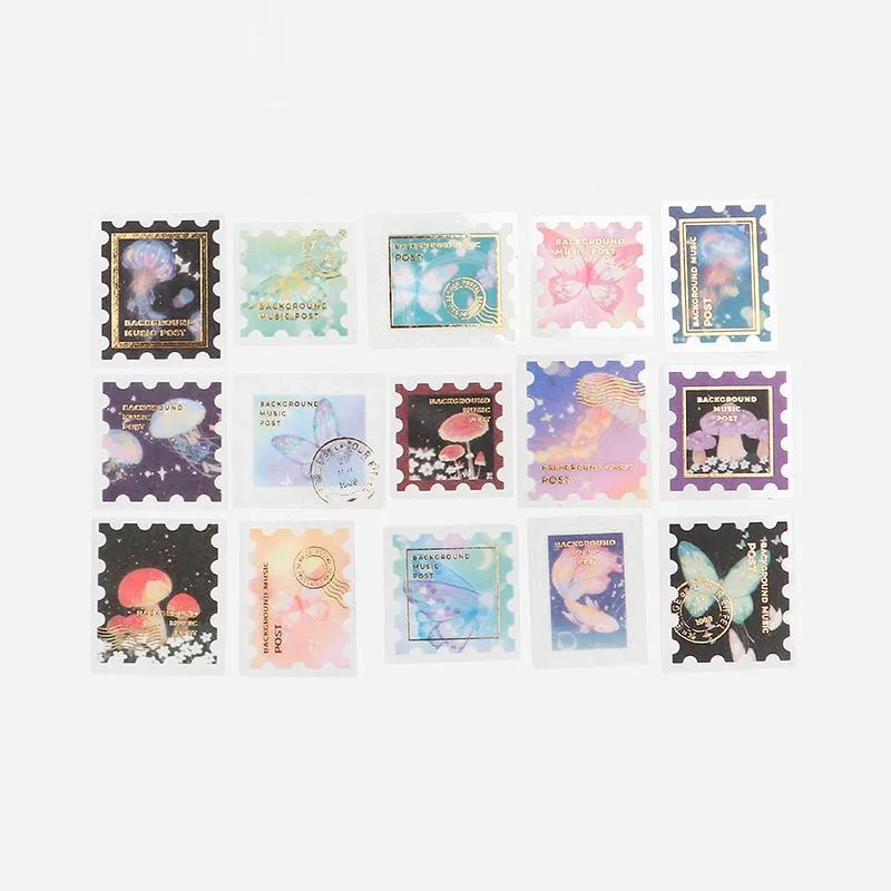 BGM Post Office Night Pictorial Book Flakes Seal