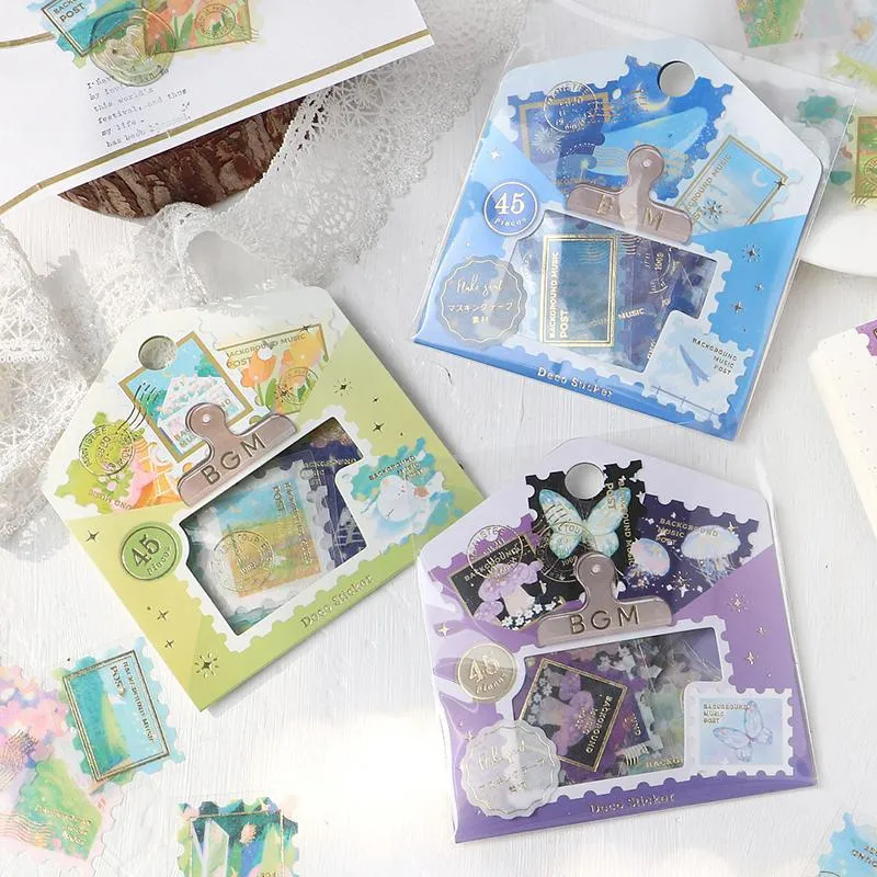 BGM Post Office Night Pictorial Book Flakes Seal