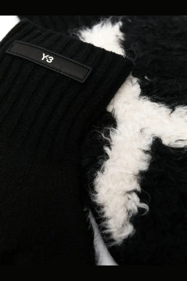 Black & White 'Y' Mittens