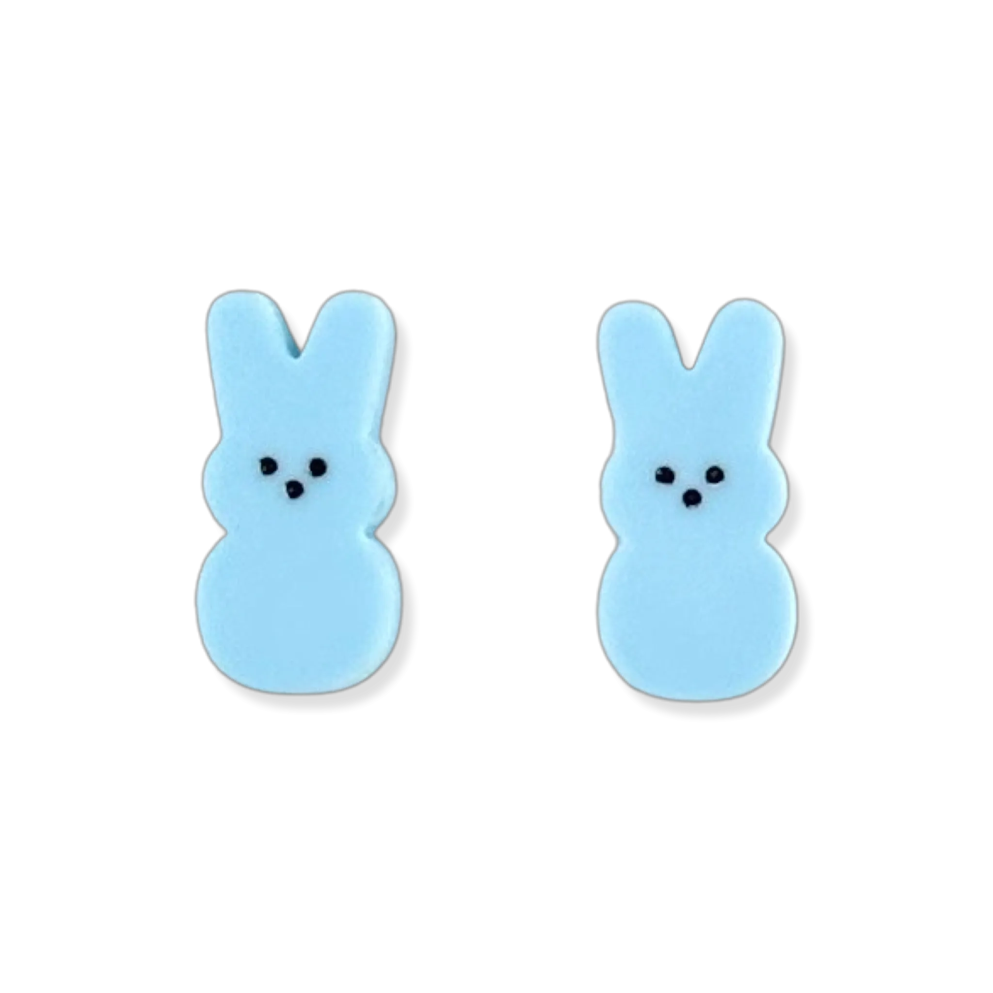 Blue marshmallow  bunny 🐰 - stud