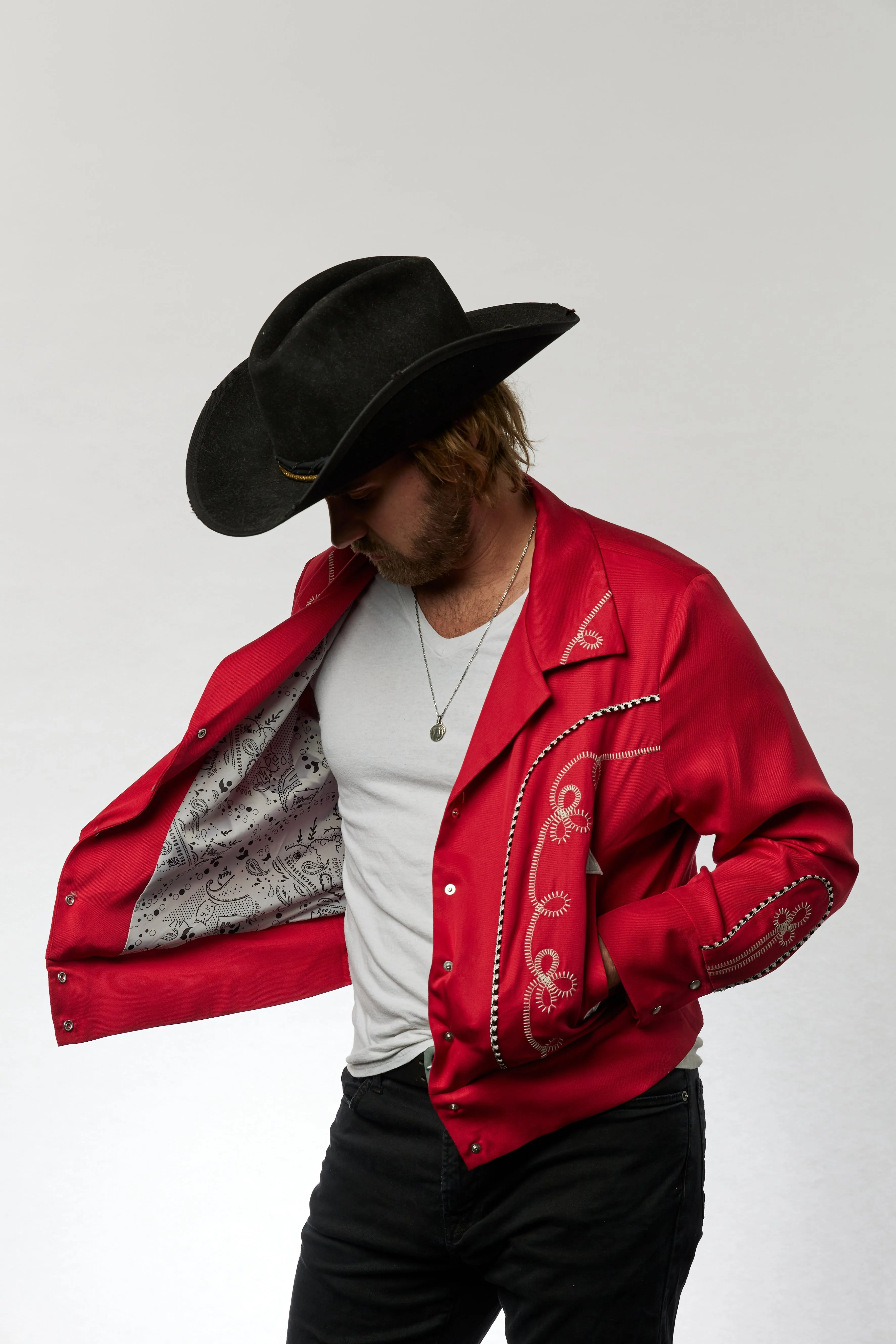 Bolero Men's Jacket Red