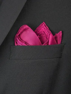 Boy's Pocket Square 27697 Red Violet