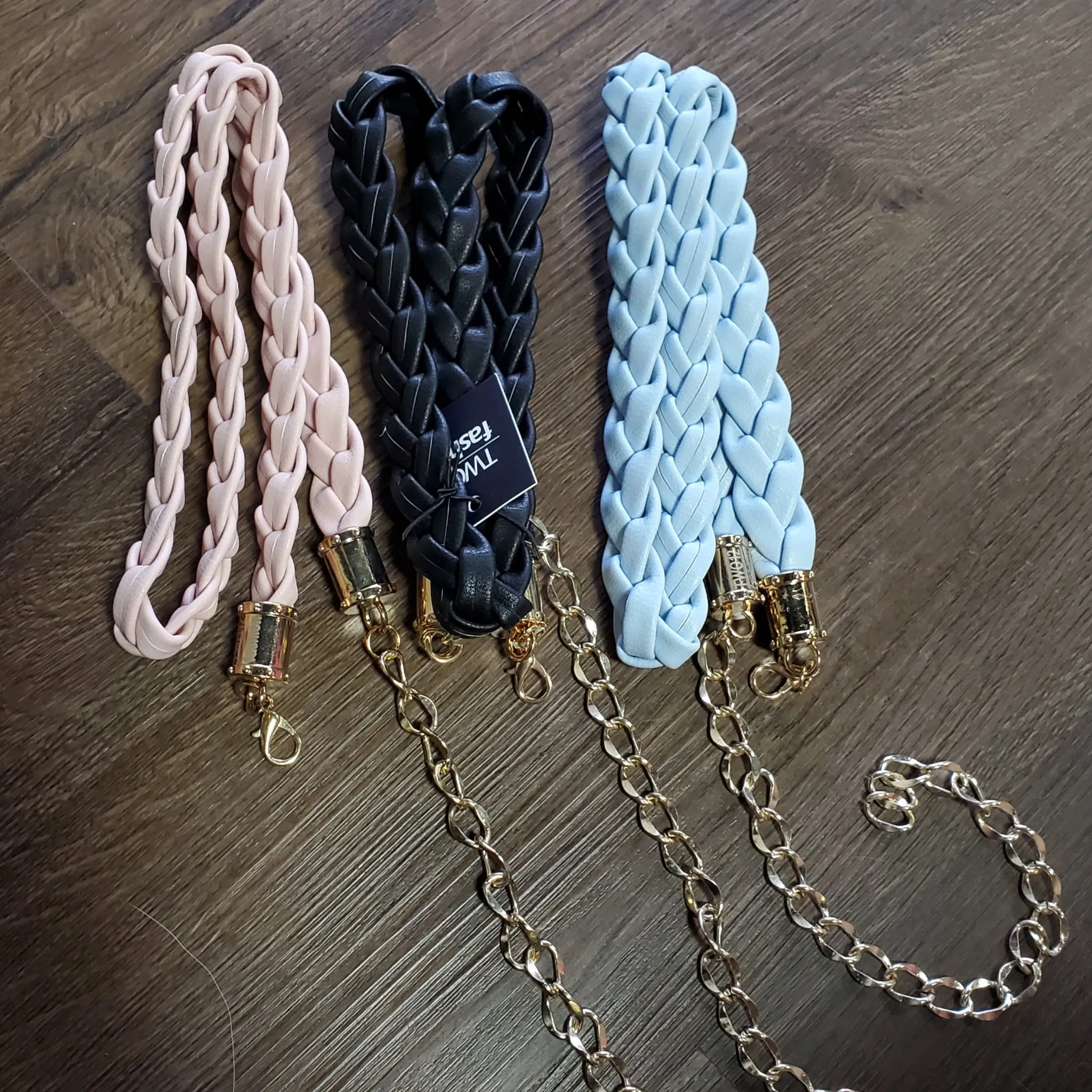 Braid Link Belt: 3 Colors