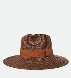 Brixton - Joe - Laichow Straw - Unisex Sun Hat - Brown Caramel