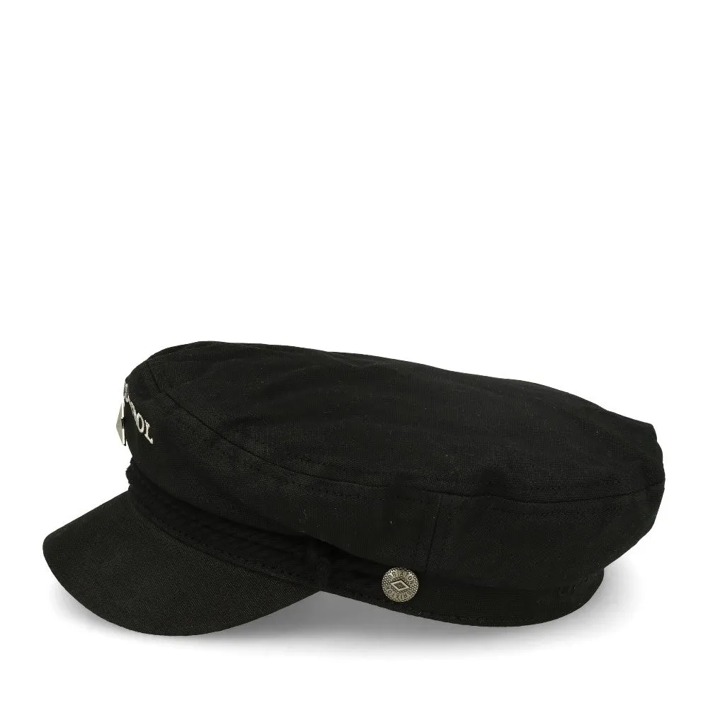 Brixton x Strummer Fiddler Cap Black "Out Of Control"