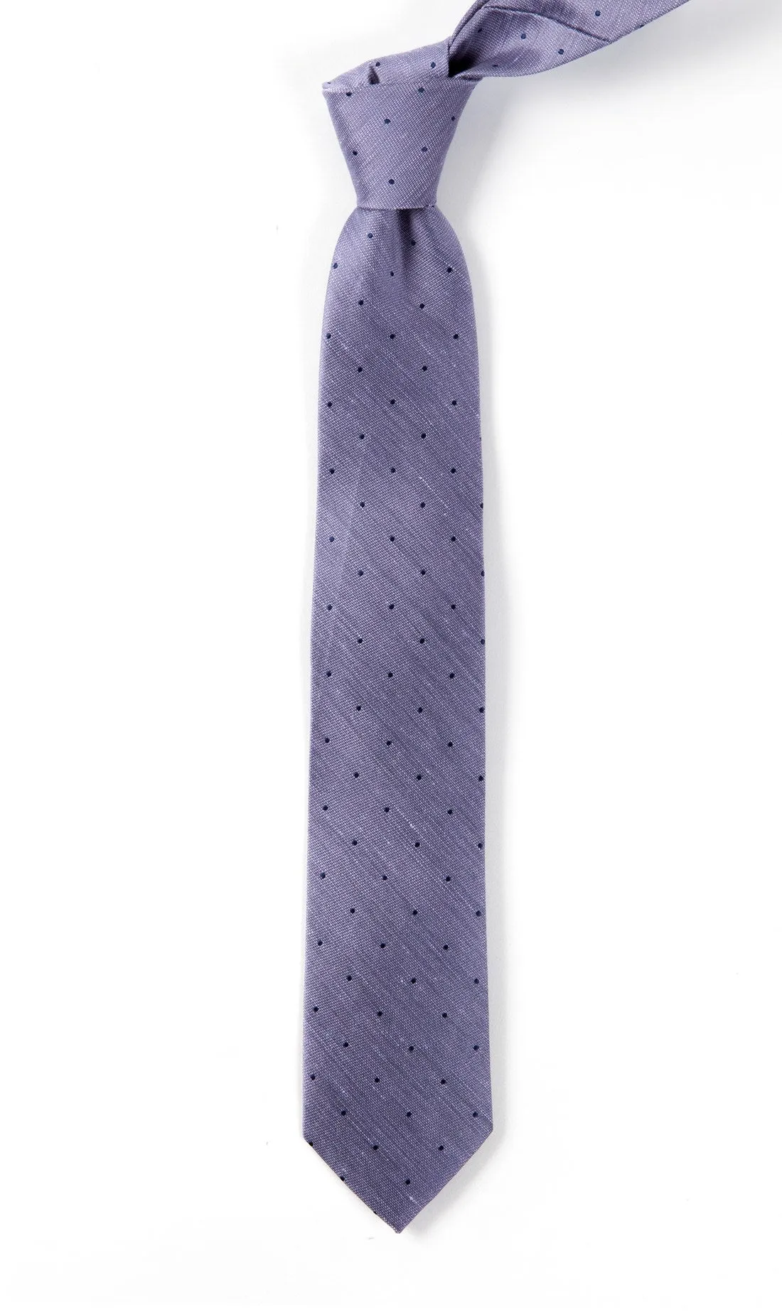 Bulletin Dot Purple Tie