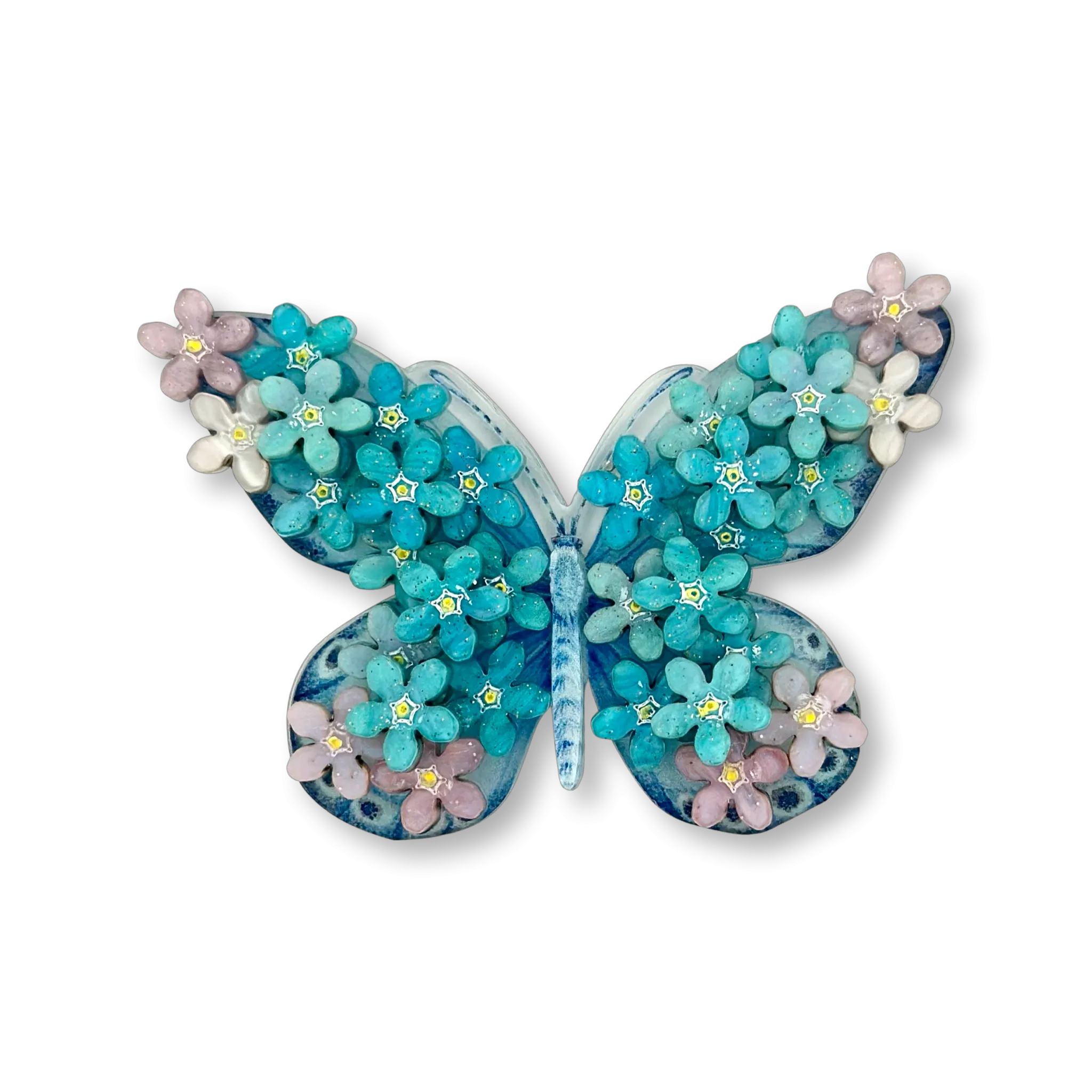 Butterfly 🦋 Forget-Me-Not- Brooch