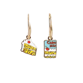 Cake & Cake Mix Drop Earrings