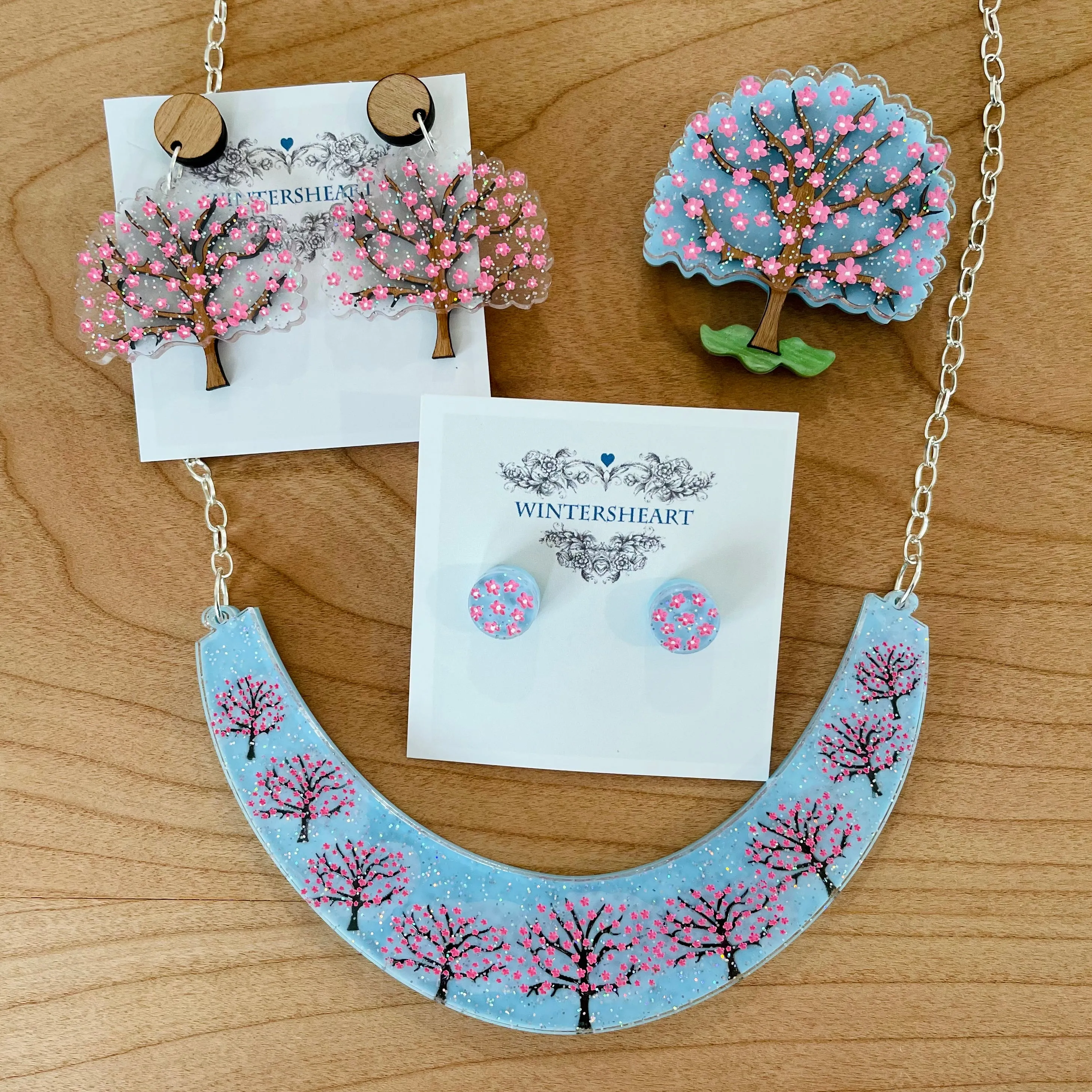 Cherry Blossom tree - necklace