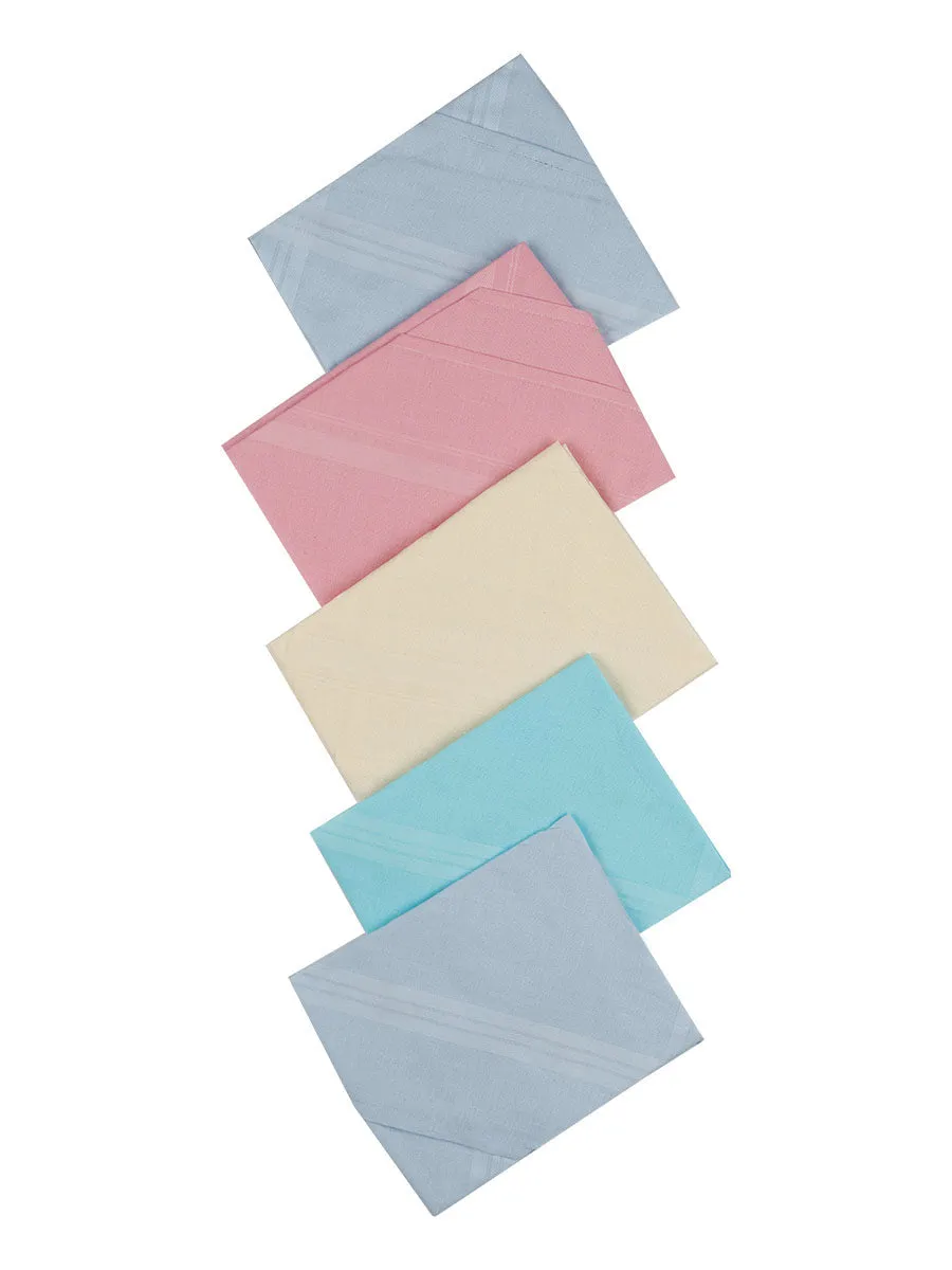 Cotton Colour Hand Kerchief Ever Fresh (6 in 1)