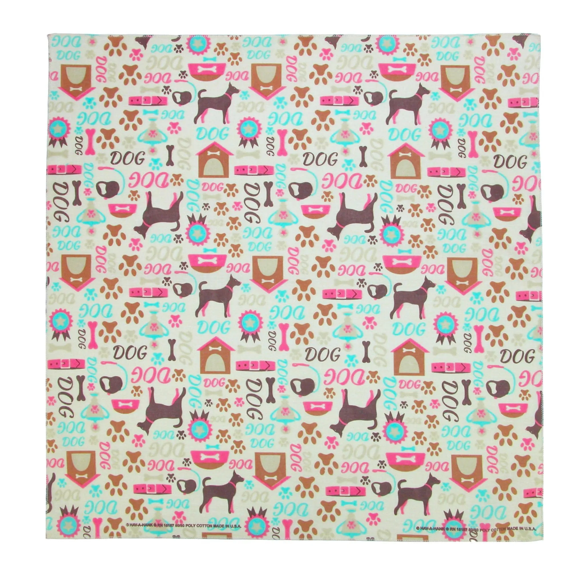 CTM® Best of Show Dog Print Bandana