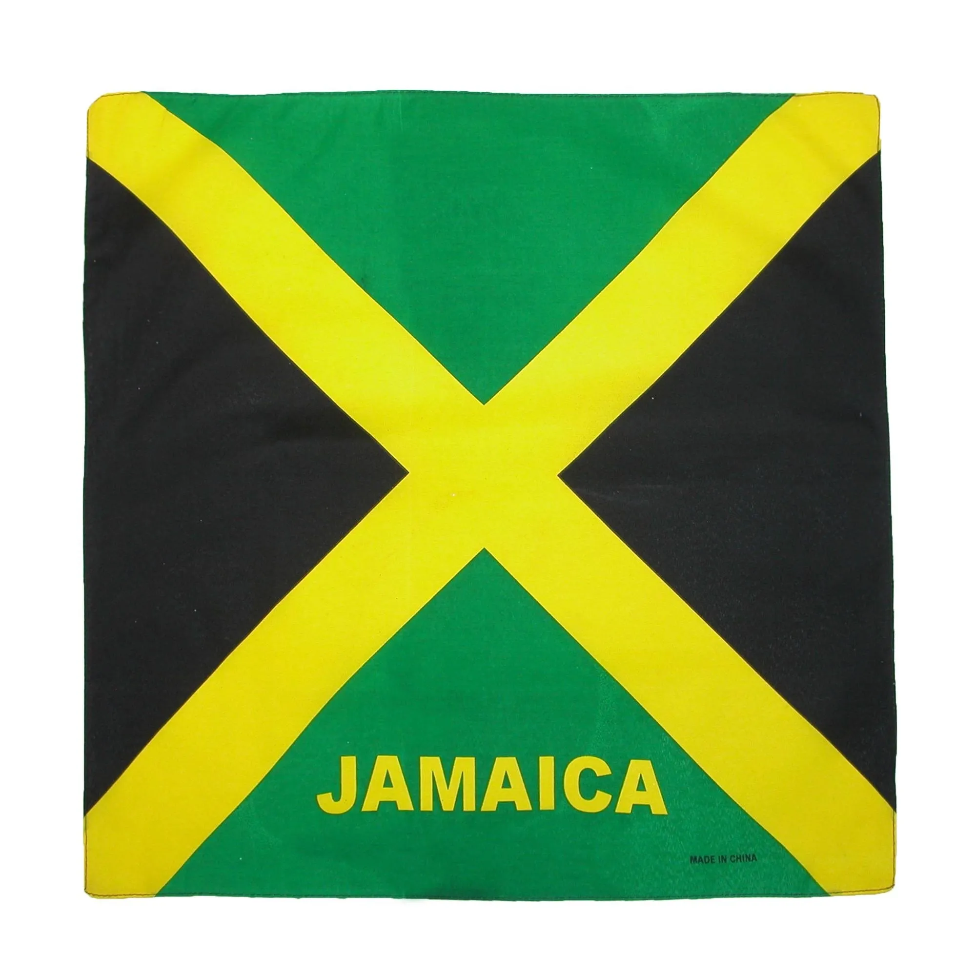 CTM® Cotton Jamaica Flag Bandana Set (Pack of 12)