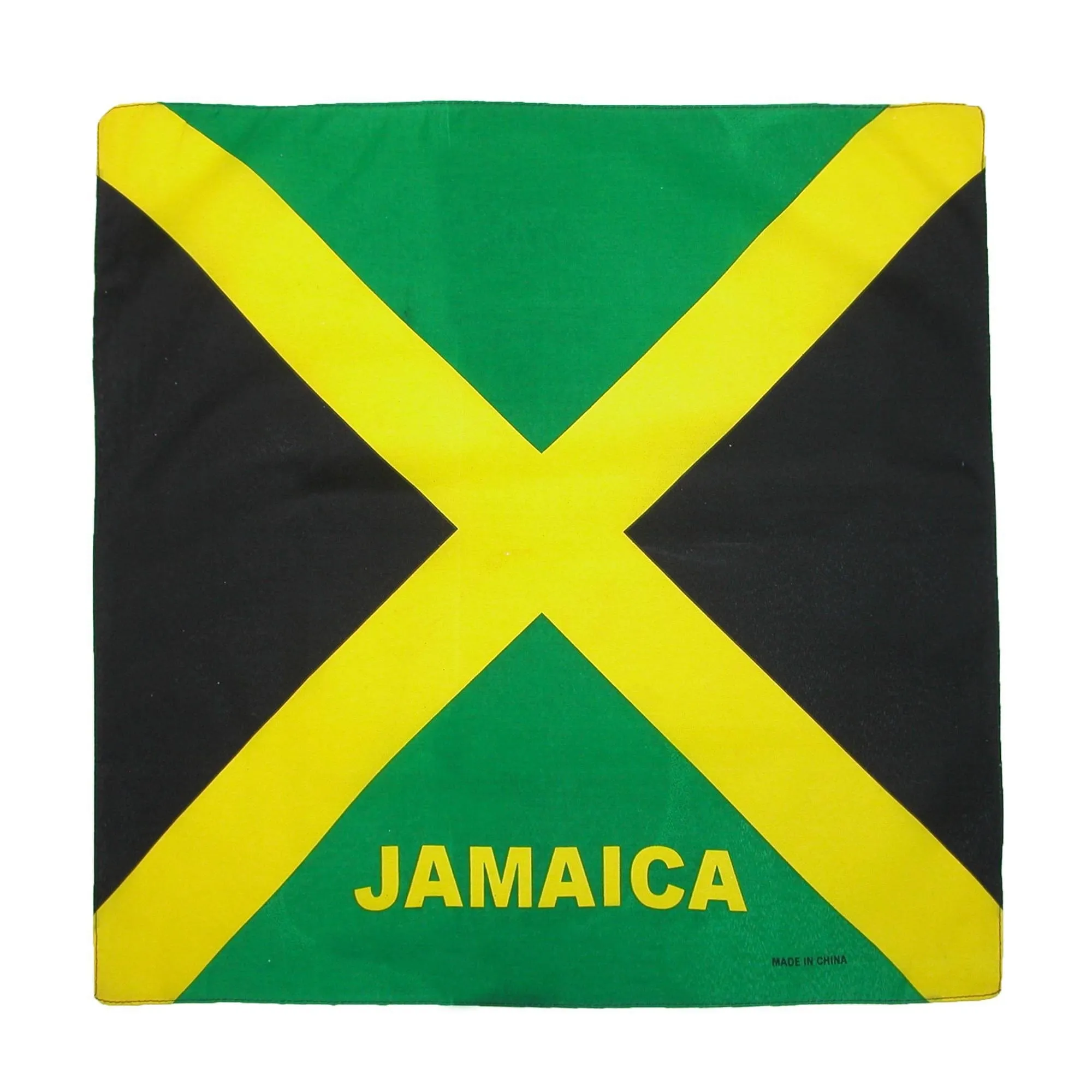 CTM® Cotton Jamaica Flag Bandana Set (Pack of 12)
