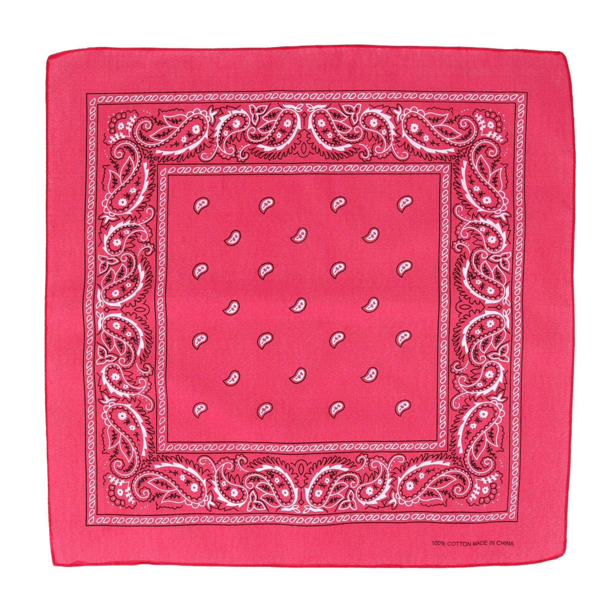 CTM® Cotton Paisley Print Bandana