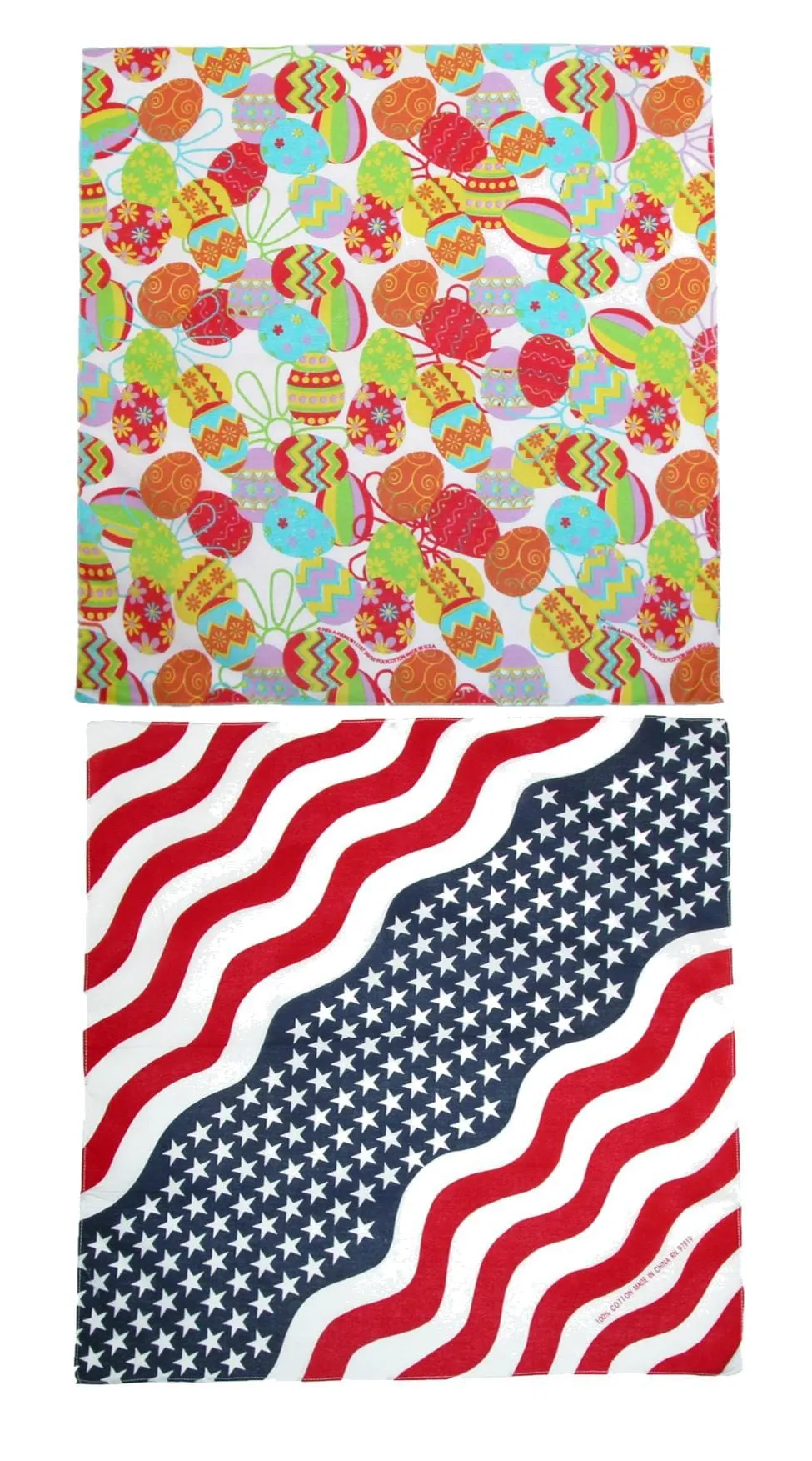 CTM® Holiday Print Bandana Variety Pack (Pack of 6)