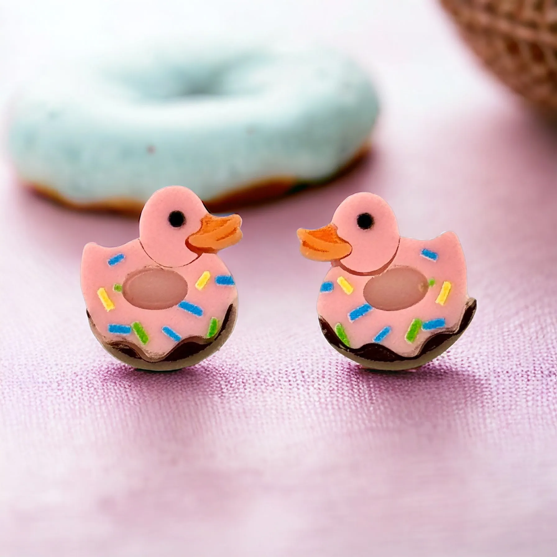 Donut 🍩 Ducky - earrings
