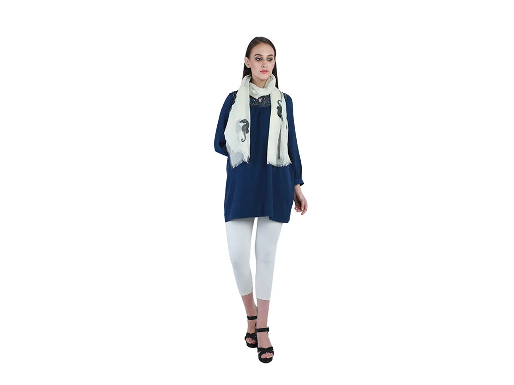 Dragon's Frost Woolen Scarf