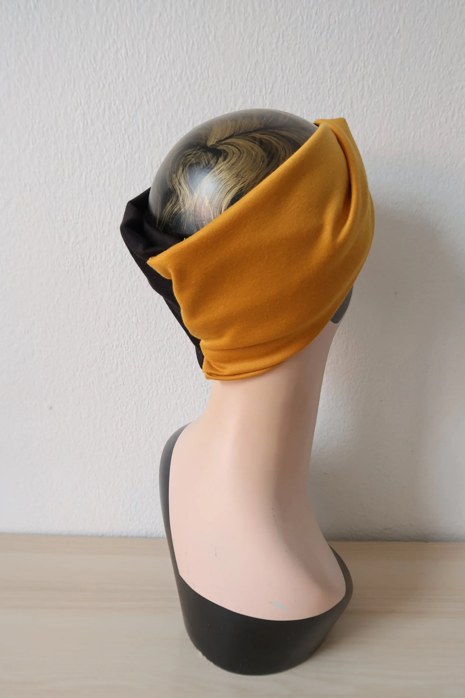 DUO DESIGN Vintage Style Jersey Headband With Classic Knot & Colour Choice (made to order)