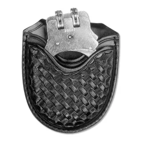 Dutyman - Basketweave Leather Open SIngle Cuff Case