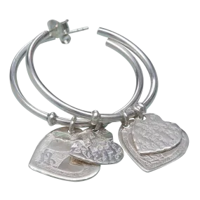 Earring Romana Hearts