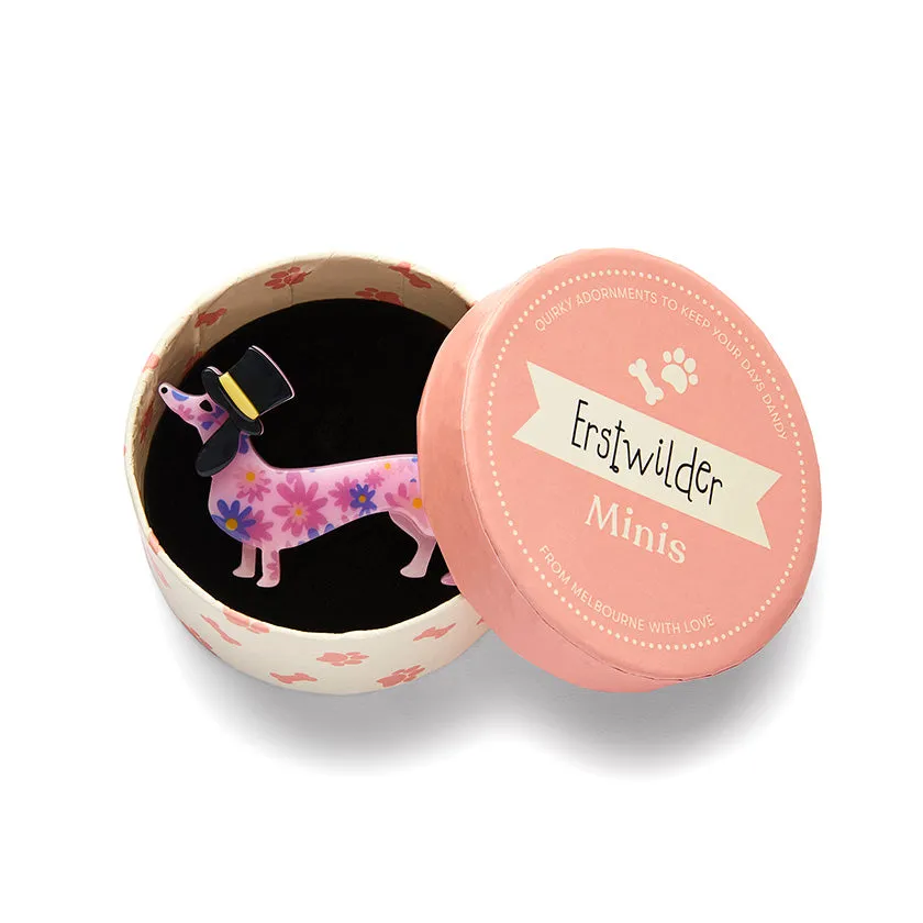 Erstwilder Mini Dogs - Dapper Dachshund Mini Brooch