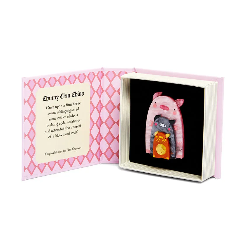 Erstwilder x Pete Cromer Fairy Tales - Chinny Chin Chins Brooch