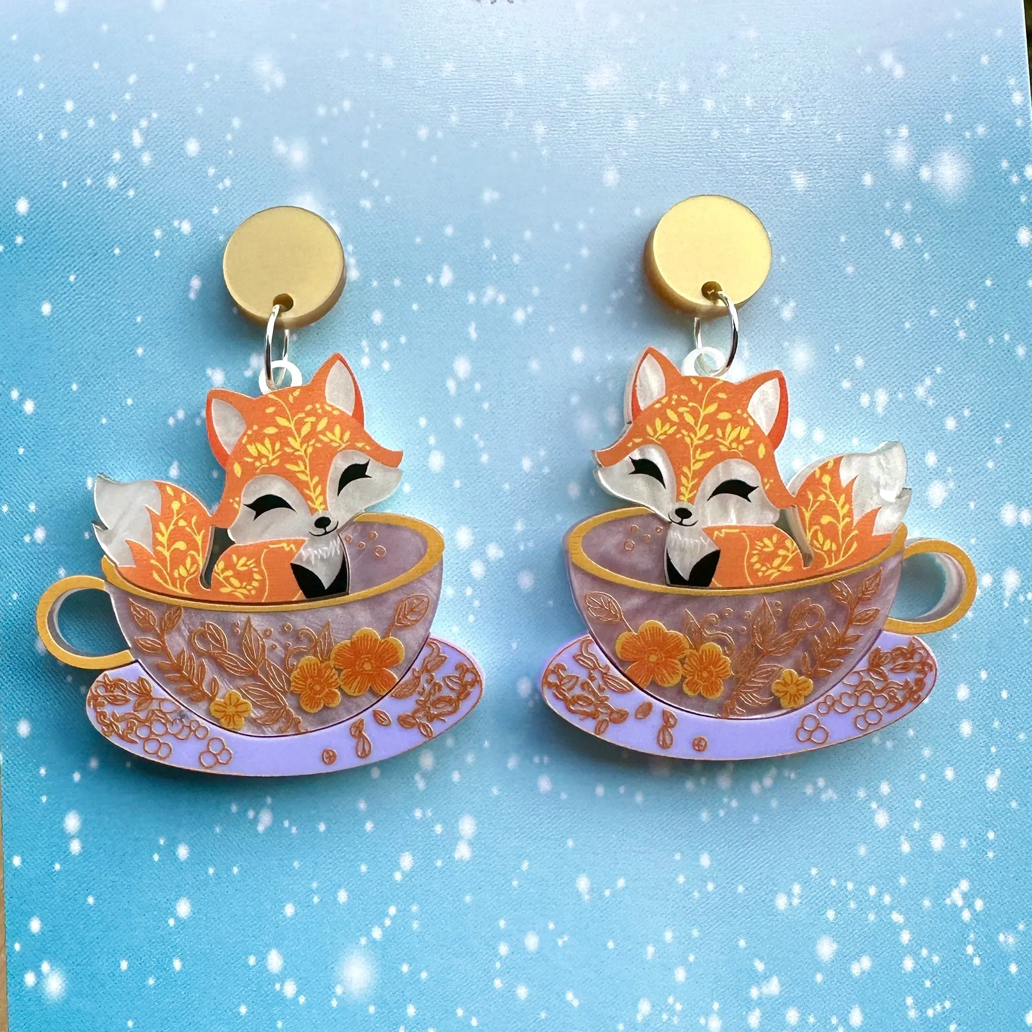 Fall whisker - earrings