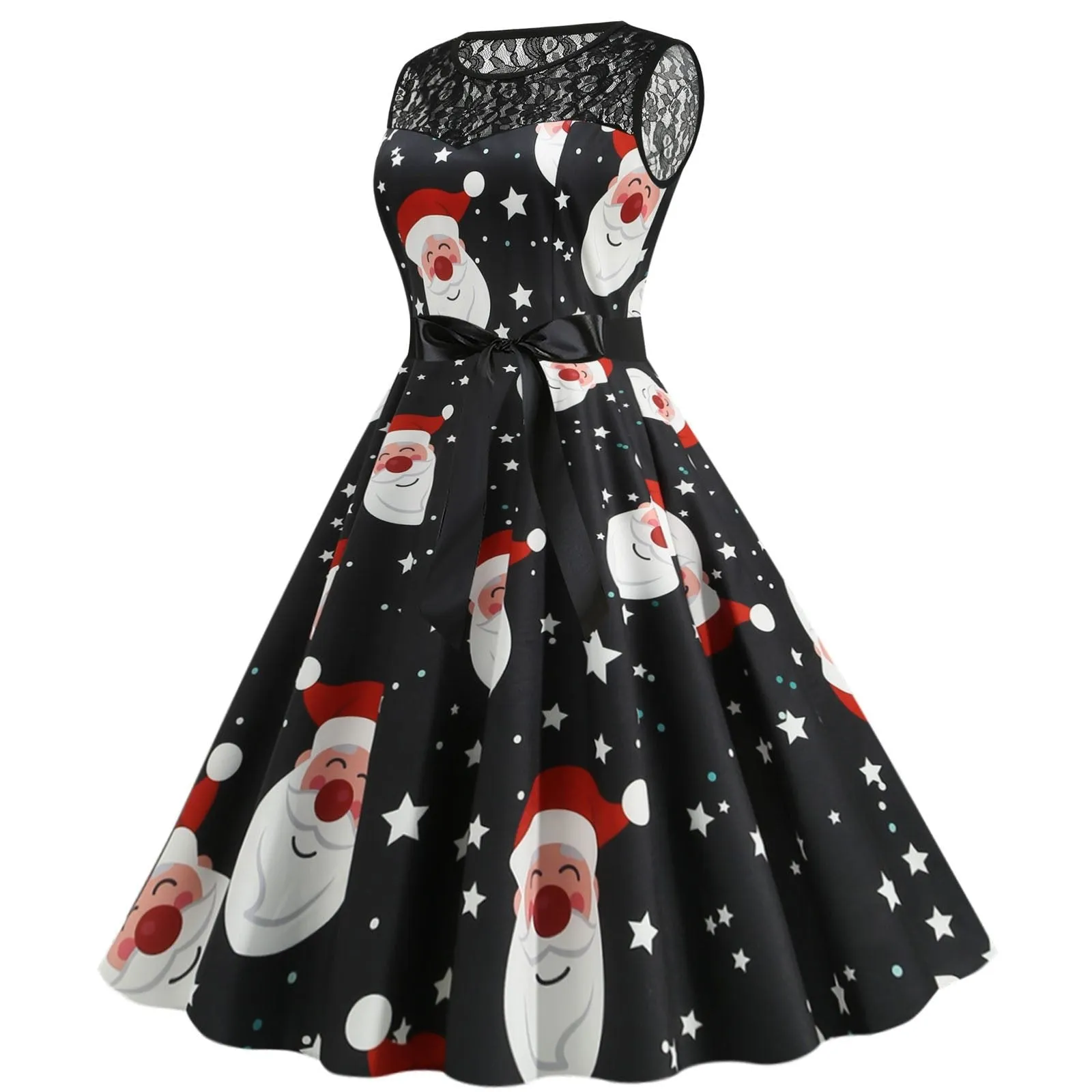 FashionSierra - 1950s Elegant Vintage Women's Dress Christmas Dresses