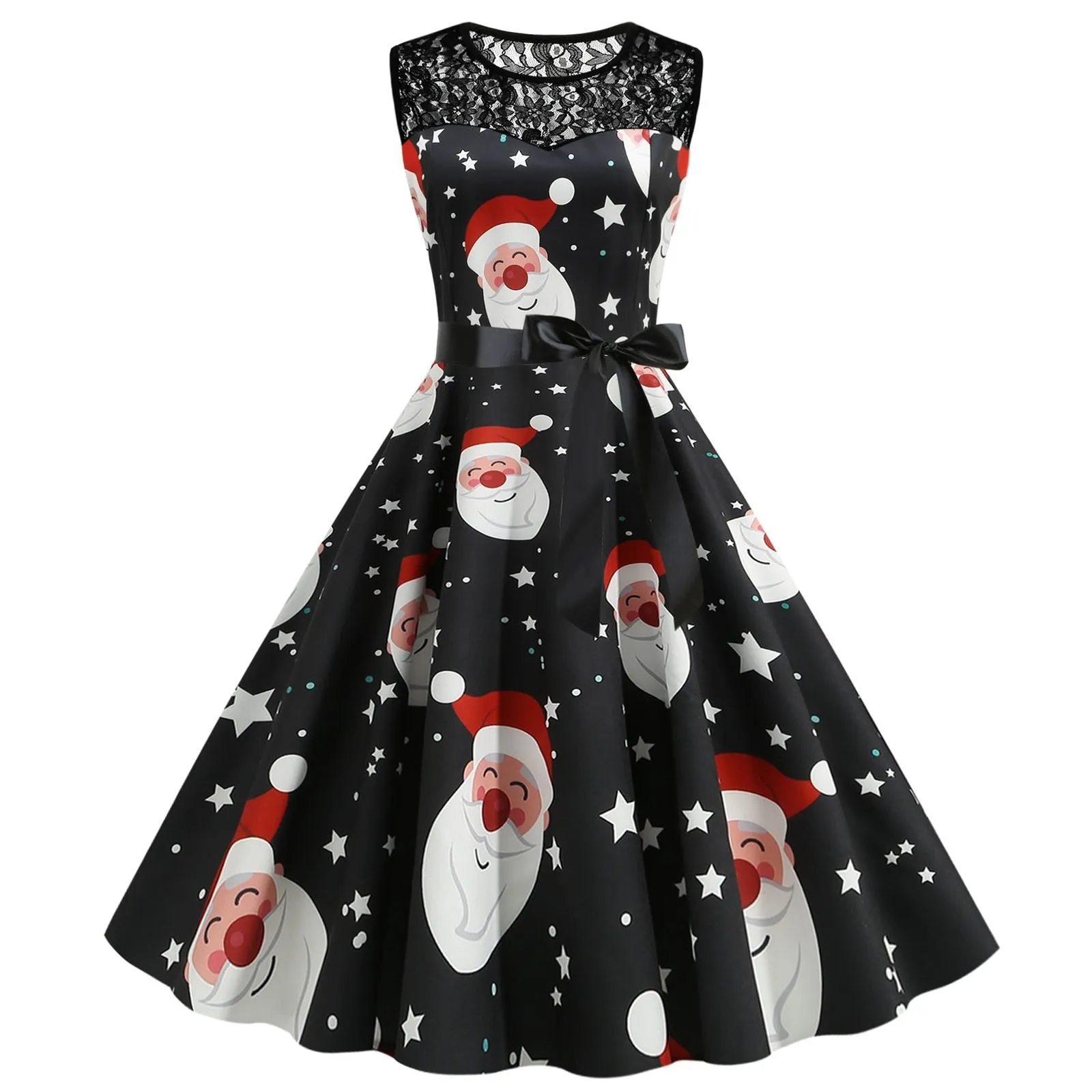 FashionSierra - 1950s Elegant Vintage Women's Dress Christmas Dresses