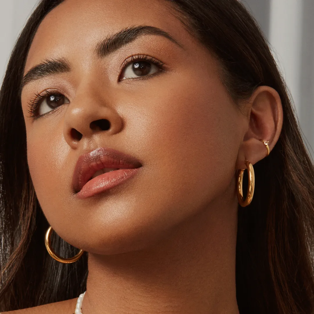 Gold Hailey Hoops