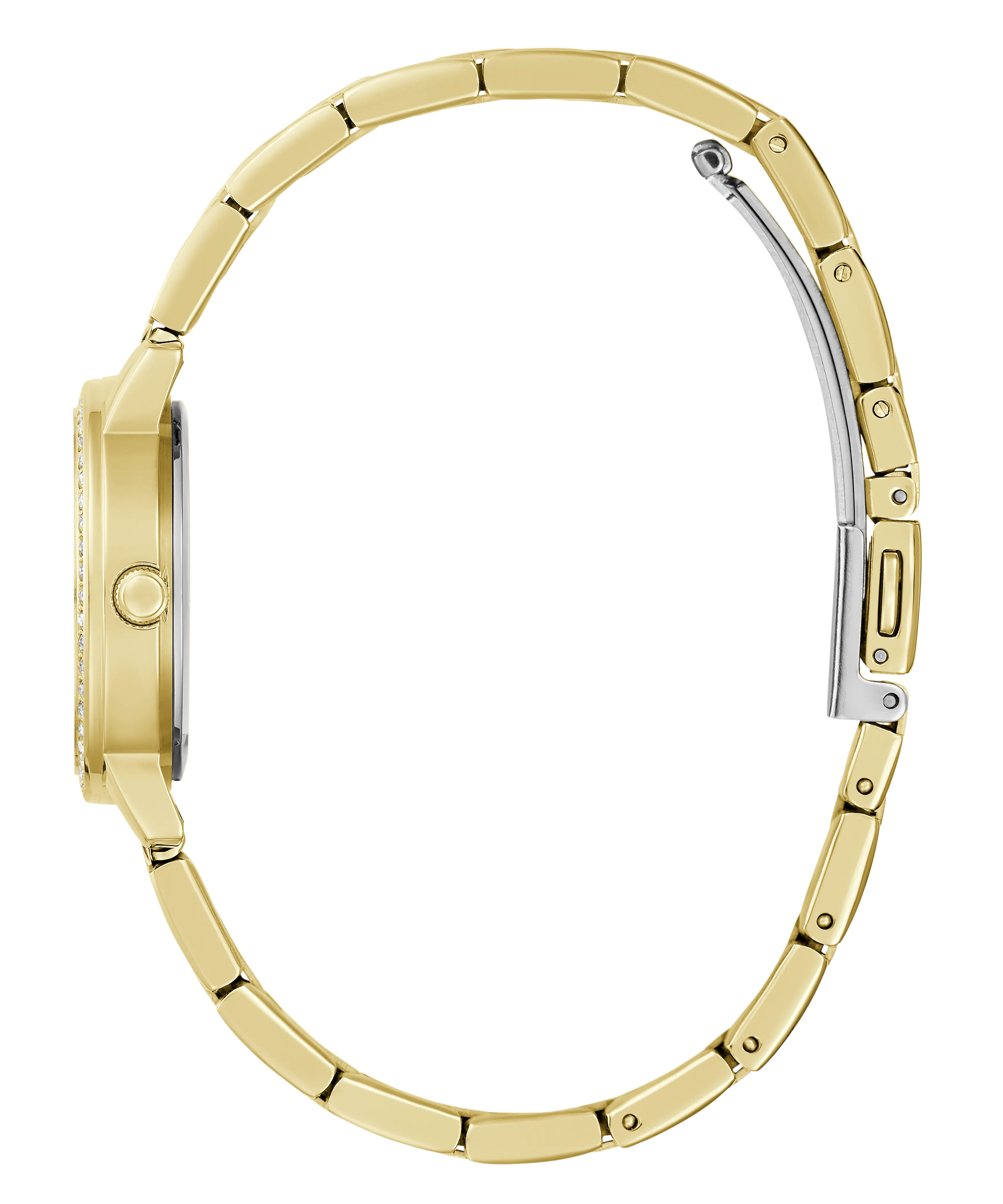 GUESS Ladies Gold Tone Analog Watch Box Set