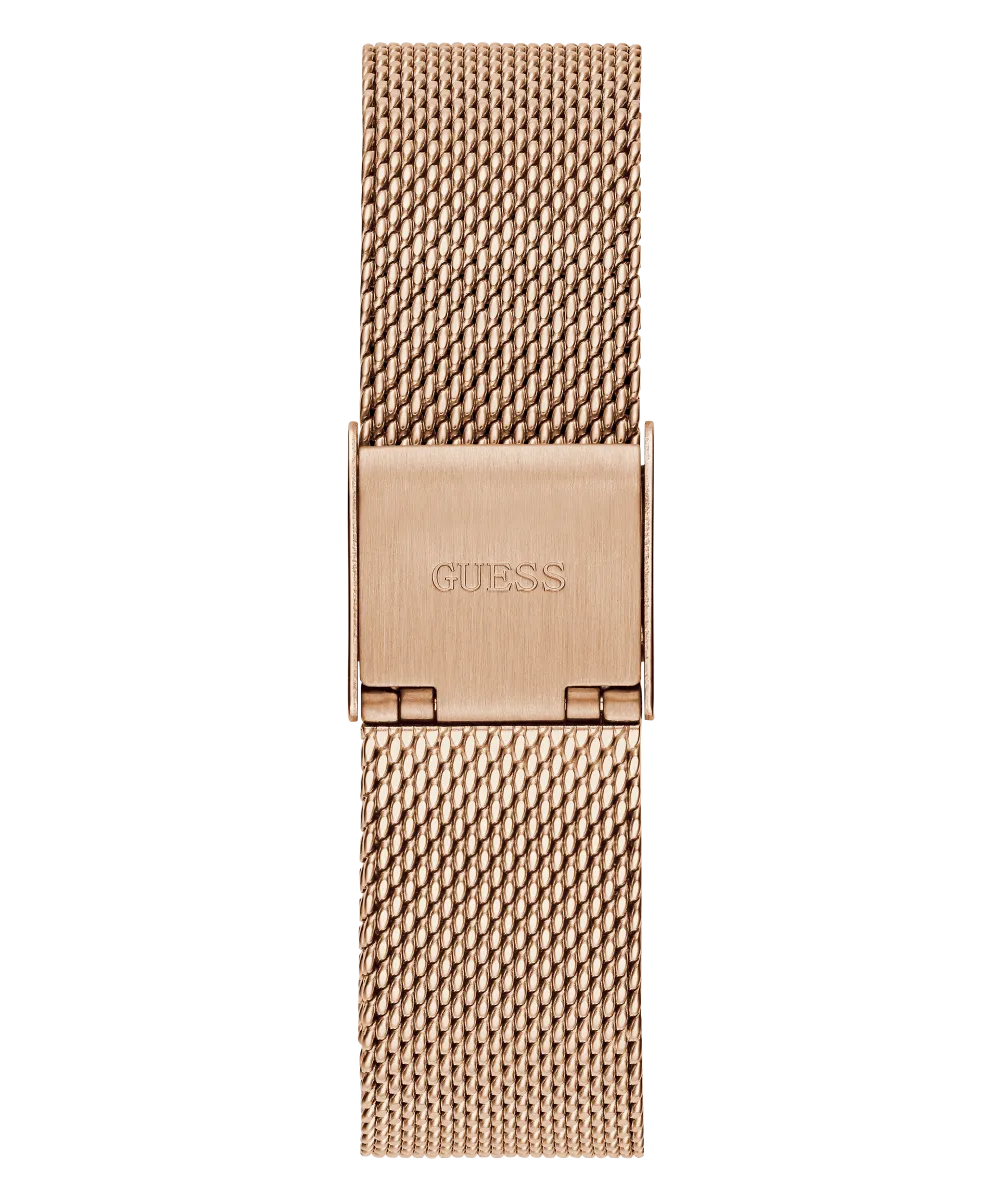 GUESS Ladies Rose Gold Tone Analog Watch