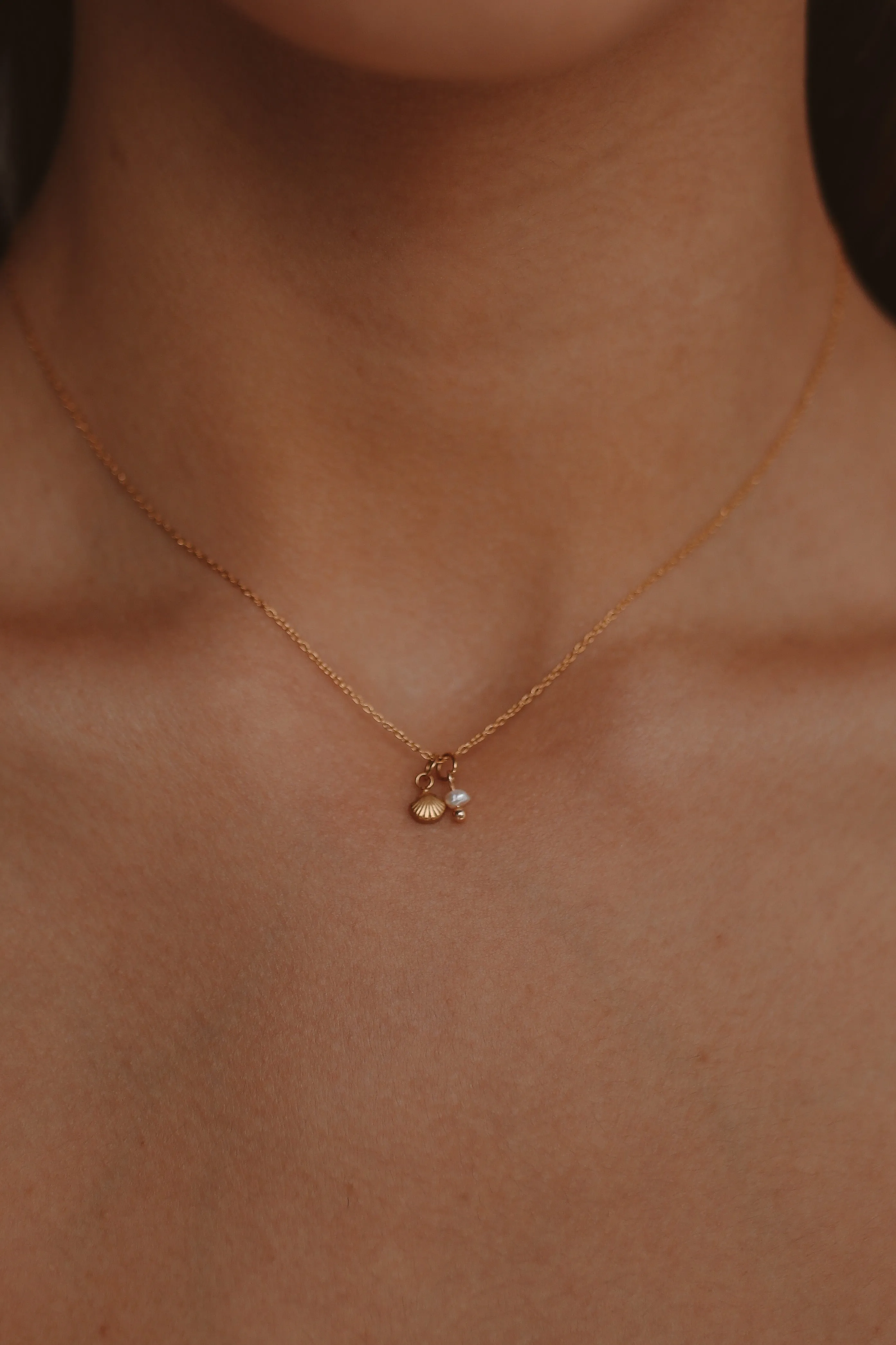 Hazel - 18ct Gold or Silver Stainless Steel Necklace