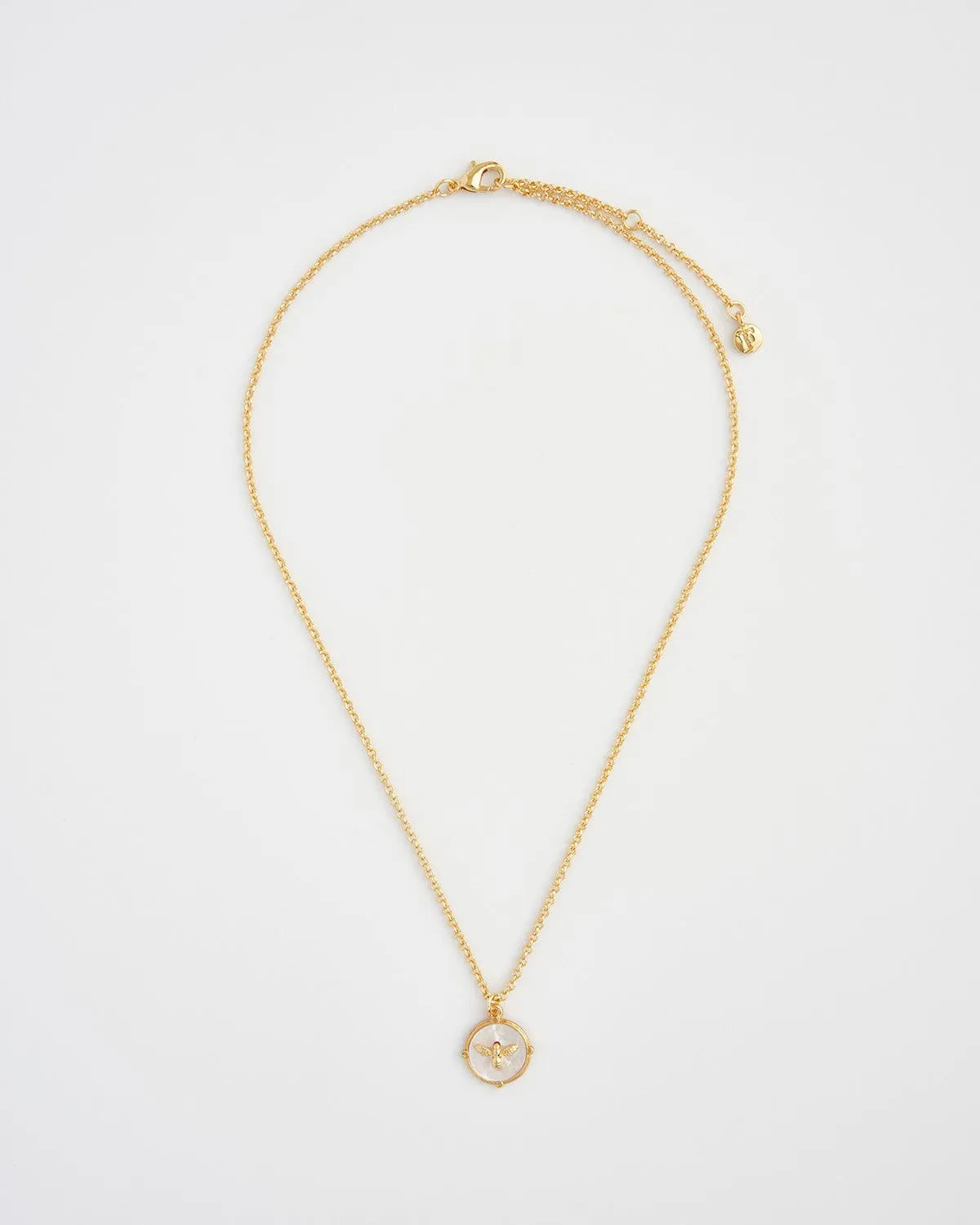 Honey Bee & Pearl Pendant