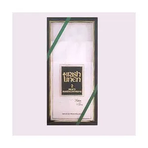 Irish Linen Handkerchiefs - 2 pack