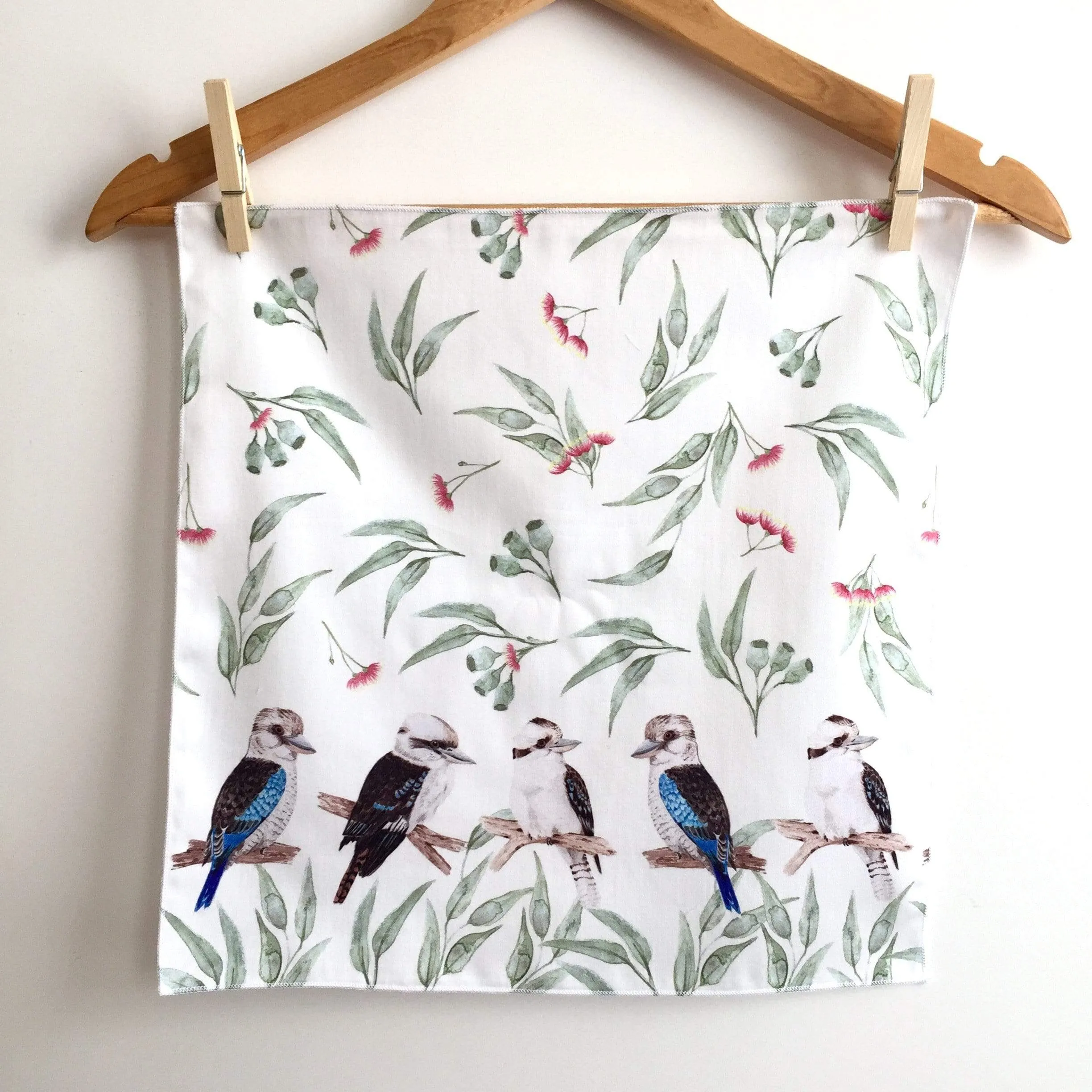 Kookaburra Handkerchief 5 birds