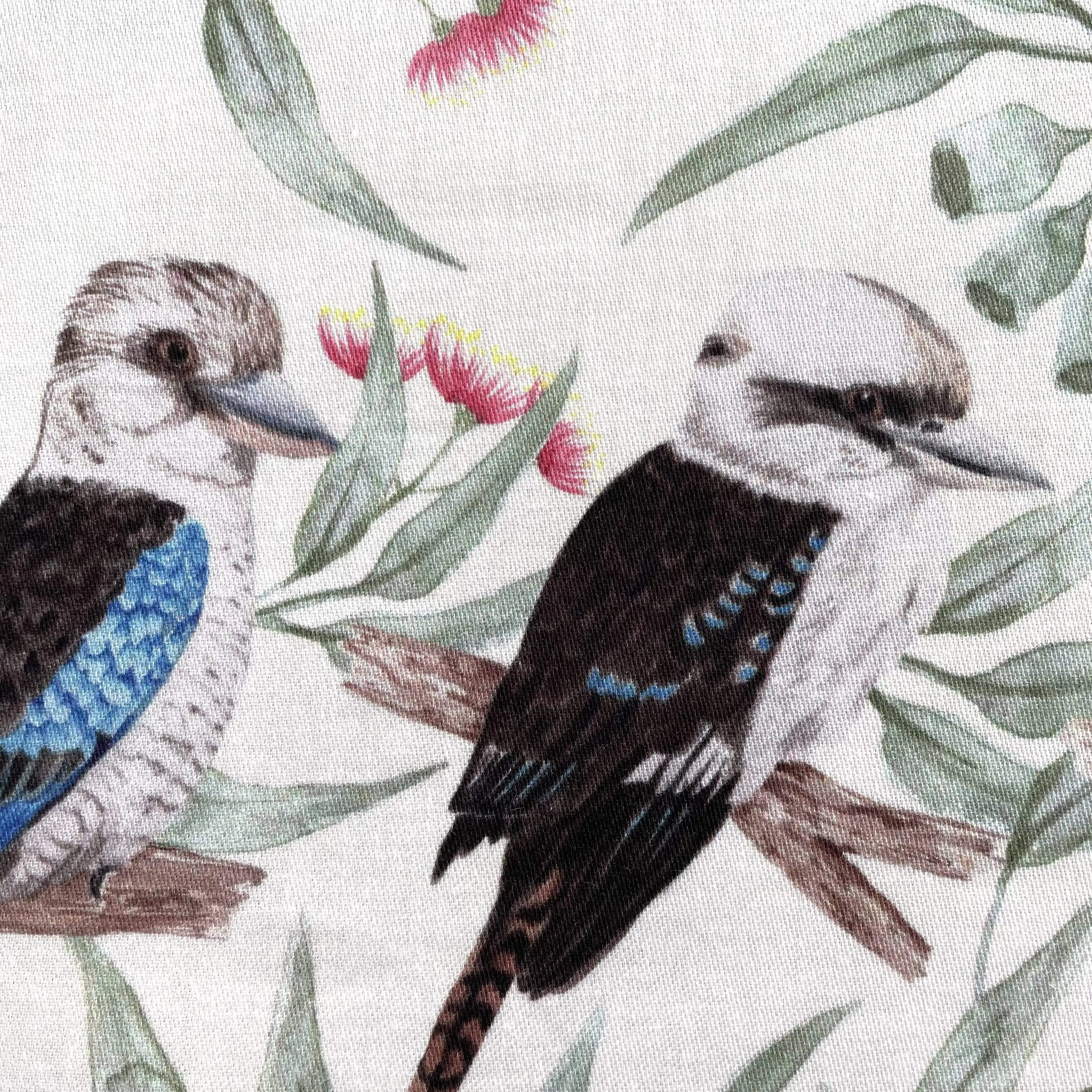 Kookaburra Handkerchief 5 birds