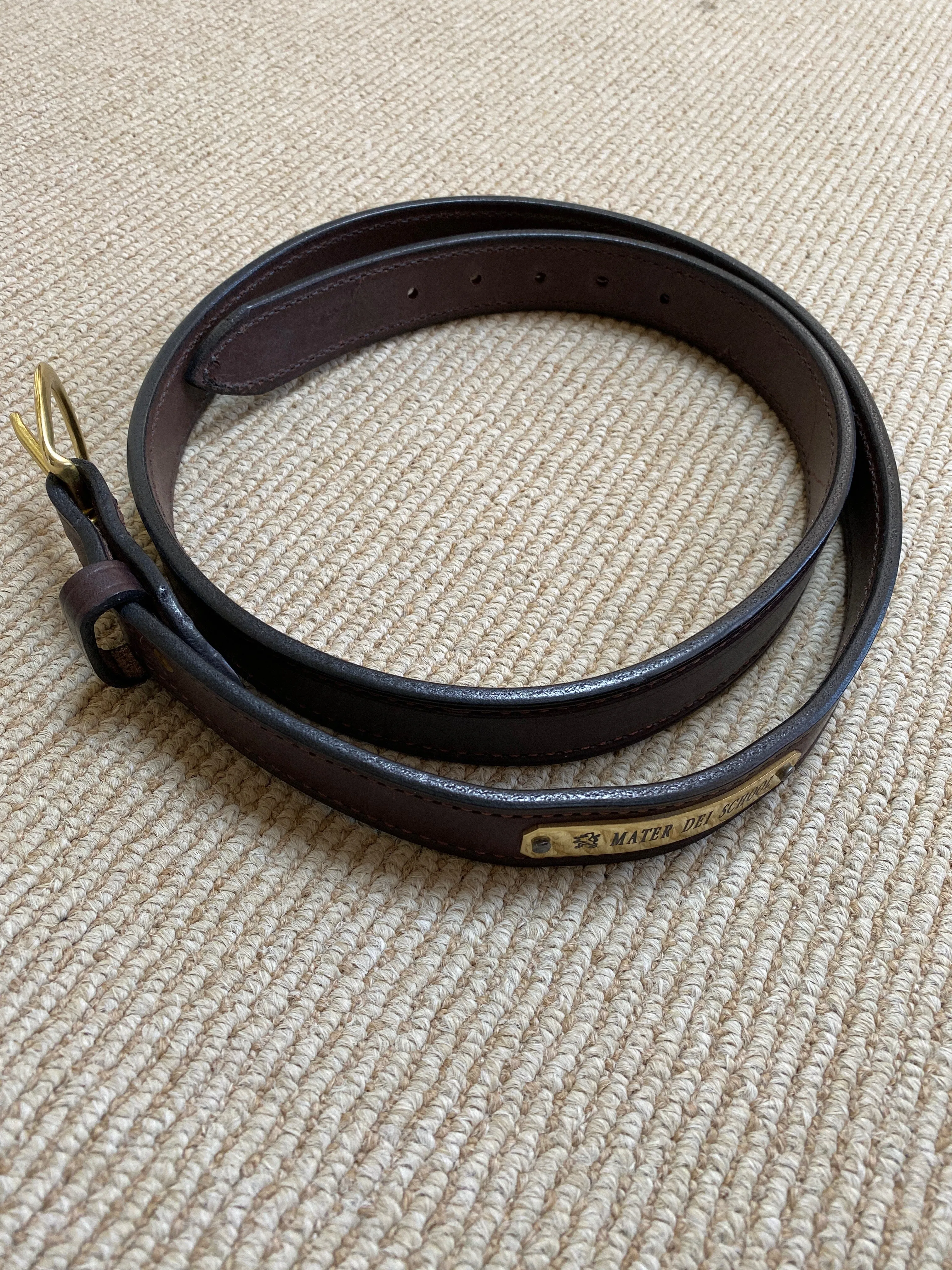 LEATHER GRIFFIN BELT