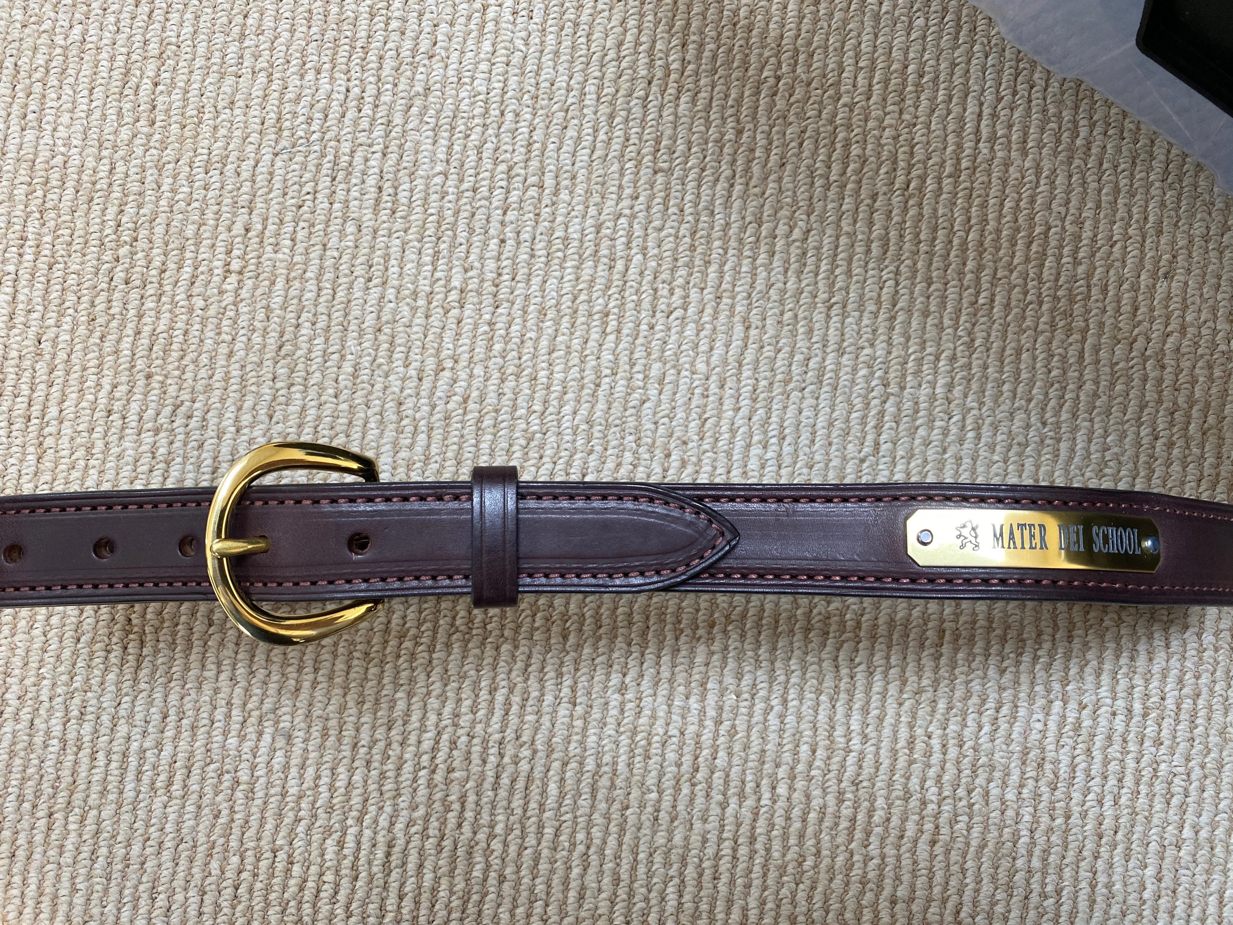 LEATHER GRIFFIN BELT