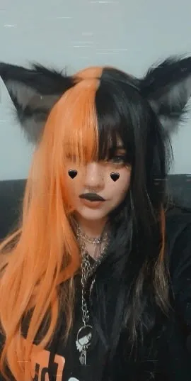Long Split Halloween Lolita Wig