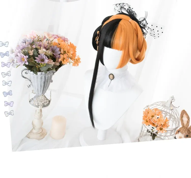 Long Split Halloween Lolita Wig