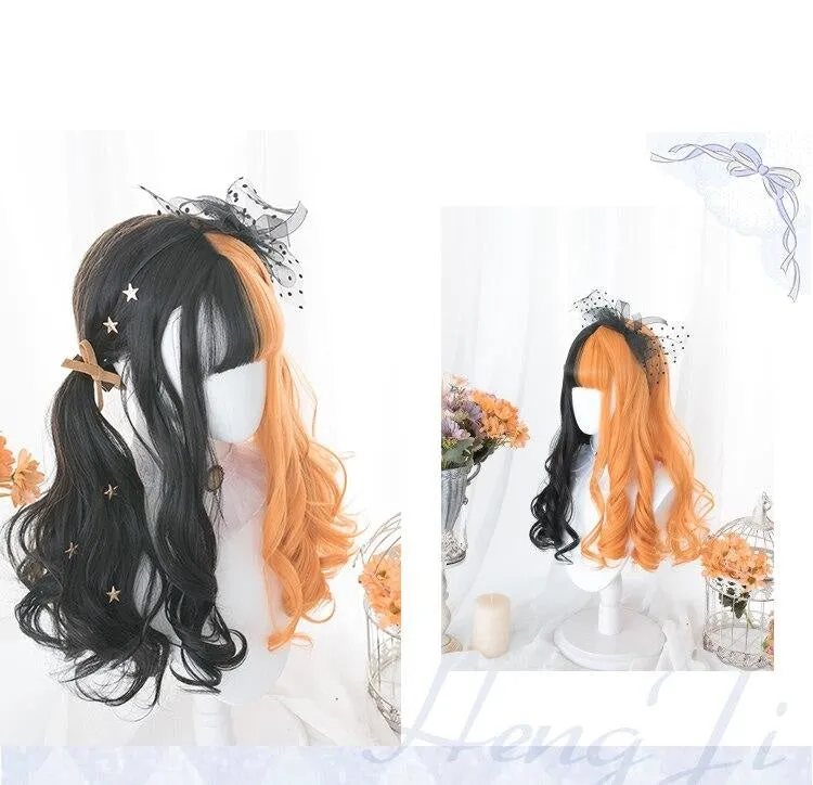 Long Split Halloween Lolita Wig